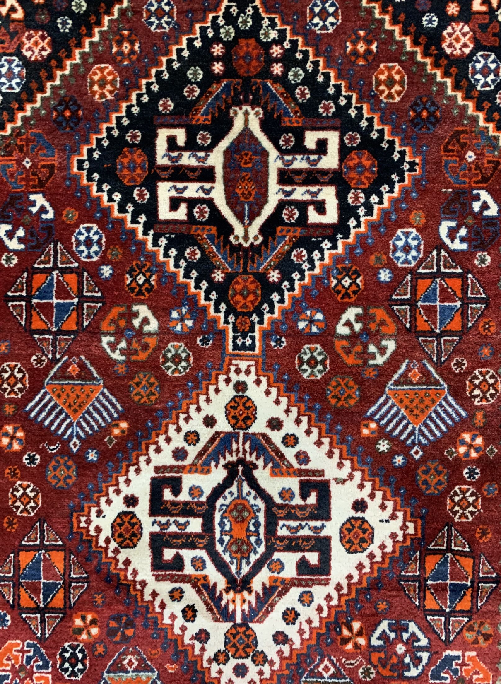 Detail c: Gashgai, Persien, ca. 50 Jahre, Wolle auf Wolle, ca. 210 x 133 cm, EHZ: 2
