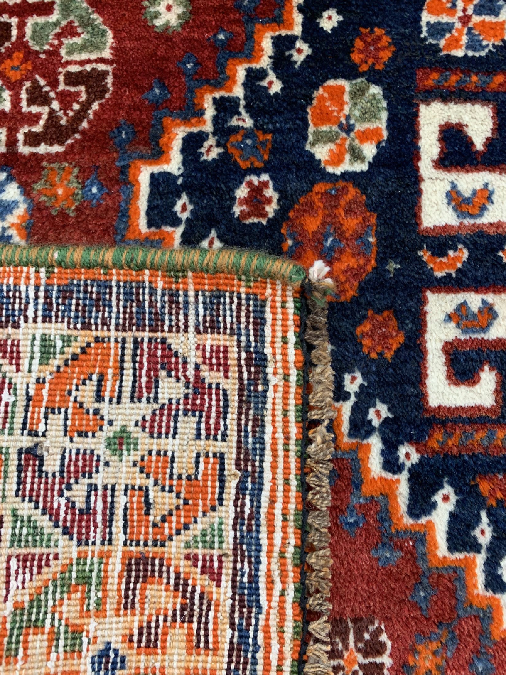 Detail e: Gashgai, Persien, ca. 50 Jahre, Wolle auf Wolle, ca. 210 x 133 cm, EHZ: 2