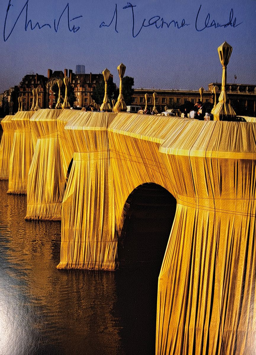 Christo, Konvolut aus 3 Offsets aus verschiedenen Projekten, jeweils handsign., von Christo und teilweise auch noch zusätzlich von seiner Frau ...