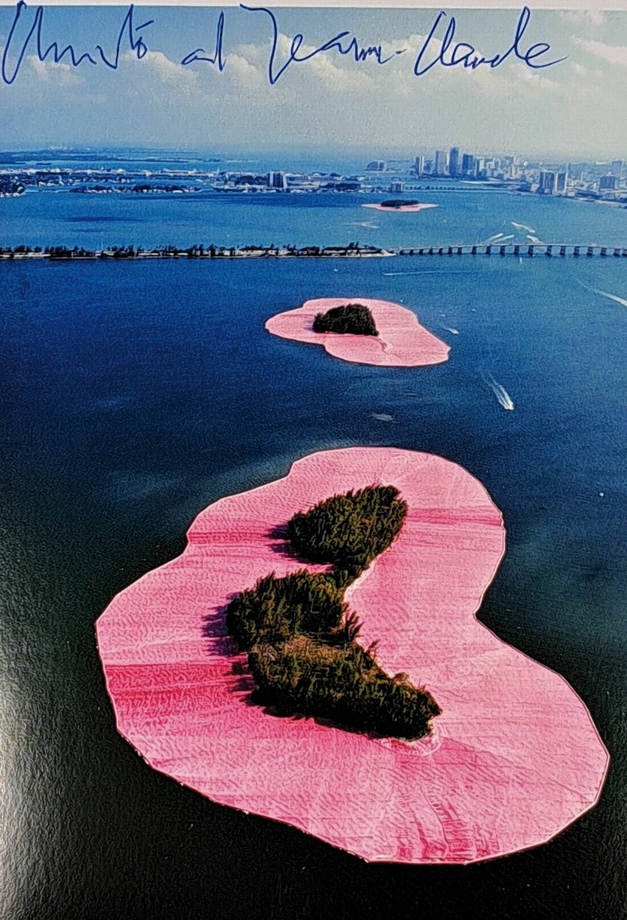 Detail m: Christo, Konvolut aus 3 Offsets aus verschiedenen Projekten, jeweils handsign., von Christo und teilweise auch noch zusätzlich von seiner Frau ...