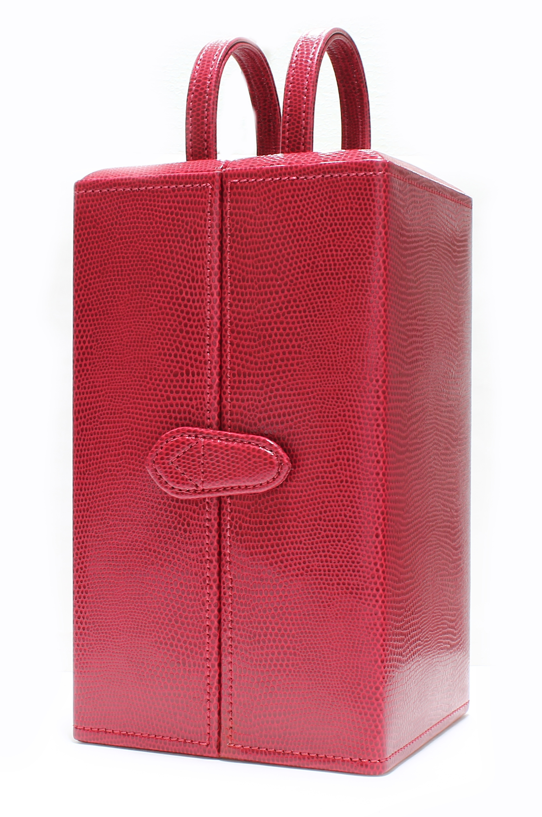 Image 26711544 - Schmuckkoffer/Schmuckturm aus Feinsynthetik, rot in Eidechsenlederoptik, Made in Germany, ...