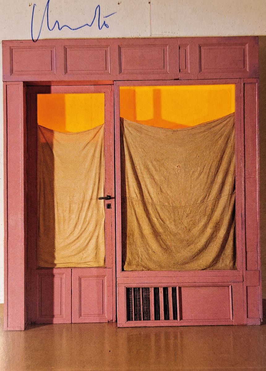 Christo, Konvolut aus 3 Offsets aus verschiedenen Projekten, jeweils handsign., Christo und teilweise zusätzlich seiner Frau Jeanne-Claude, Purple ...