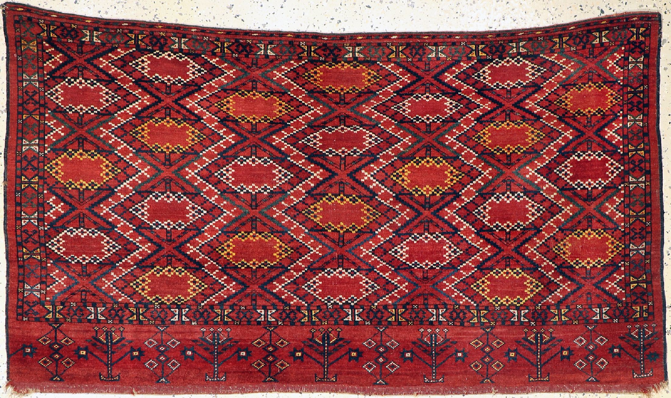 Ersari Tschowal antik, Turkmenistan, 19.Jhd, Wolle auf Wolle, ca. 178 x 104 cm, EHZ: 3-4