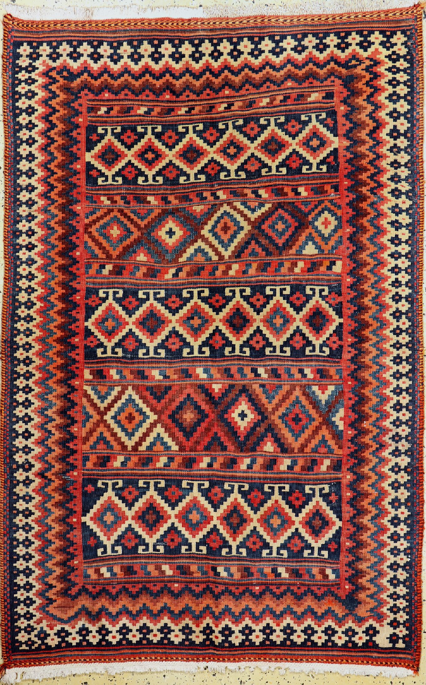 Ghaschgai Kelim, Persien, um 1930/1940, Wolle auf Baumwolle, ca. 200 x 133 cm, EHZ: 2