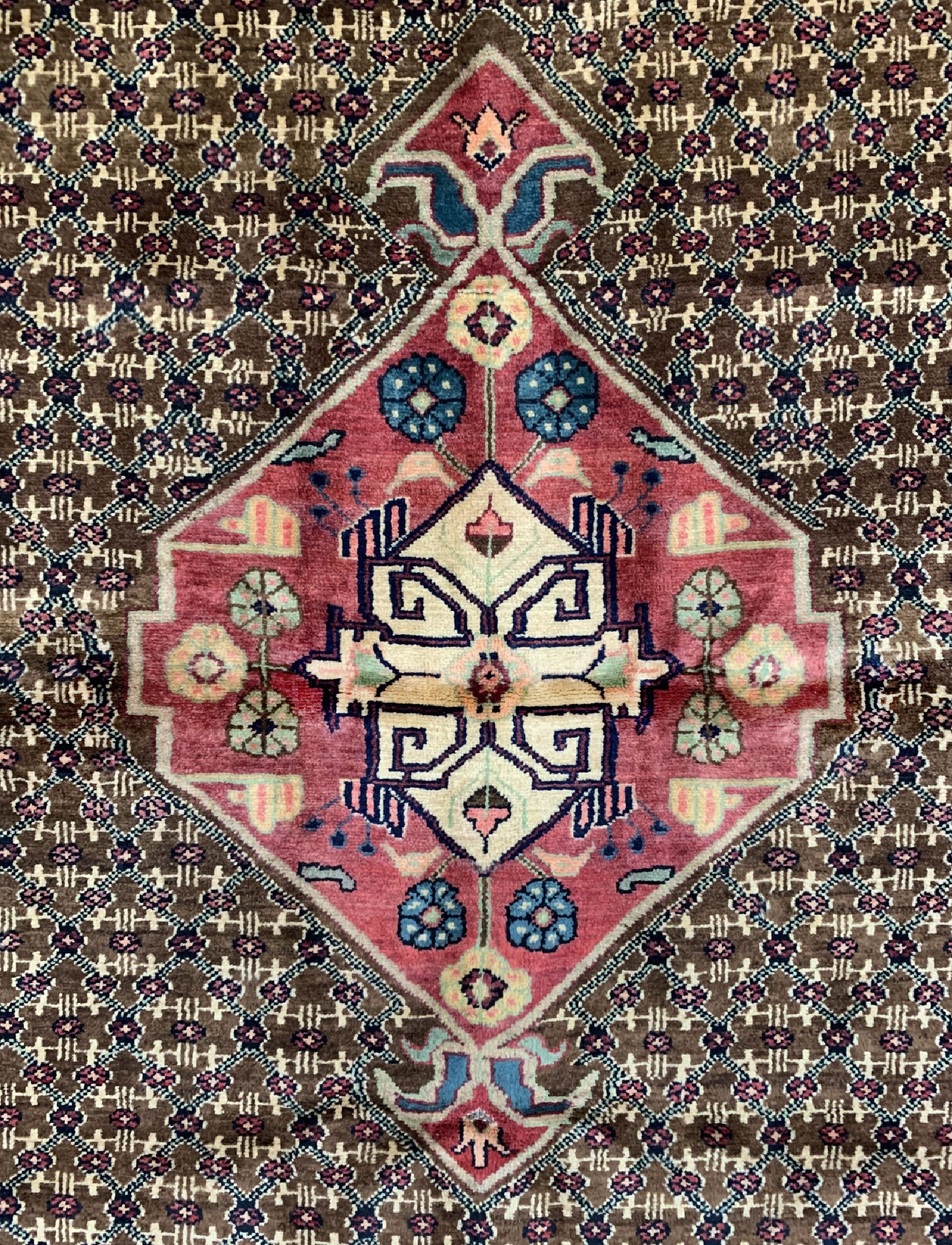 Detail b: Koliai alt, Persien, um 1960, Wolle auf Baumwolle, ca. 288 x 154 cm, EHZ: 2