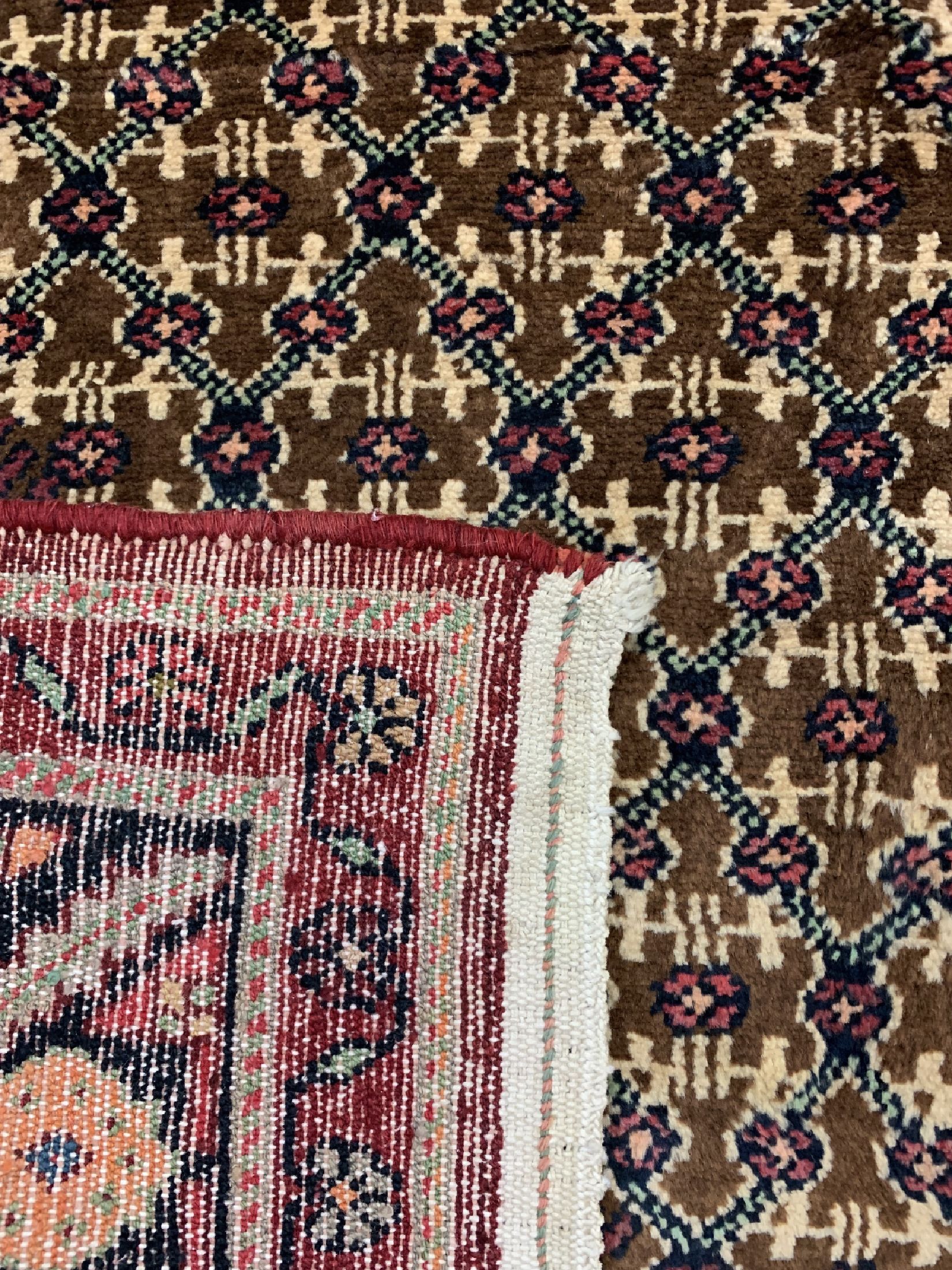 Detail d: Koliai alt, Persien, um 1960, Wolle auf Baumwolle, ca. 288 x 154 cm, EHZ: 2