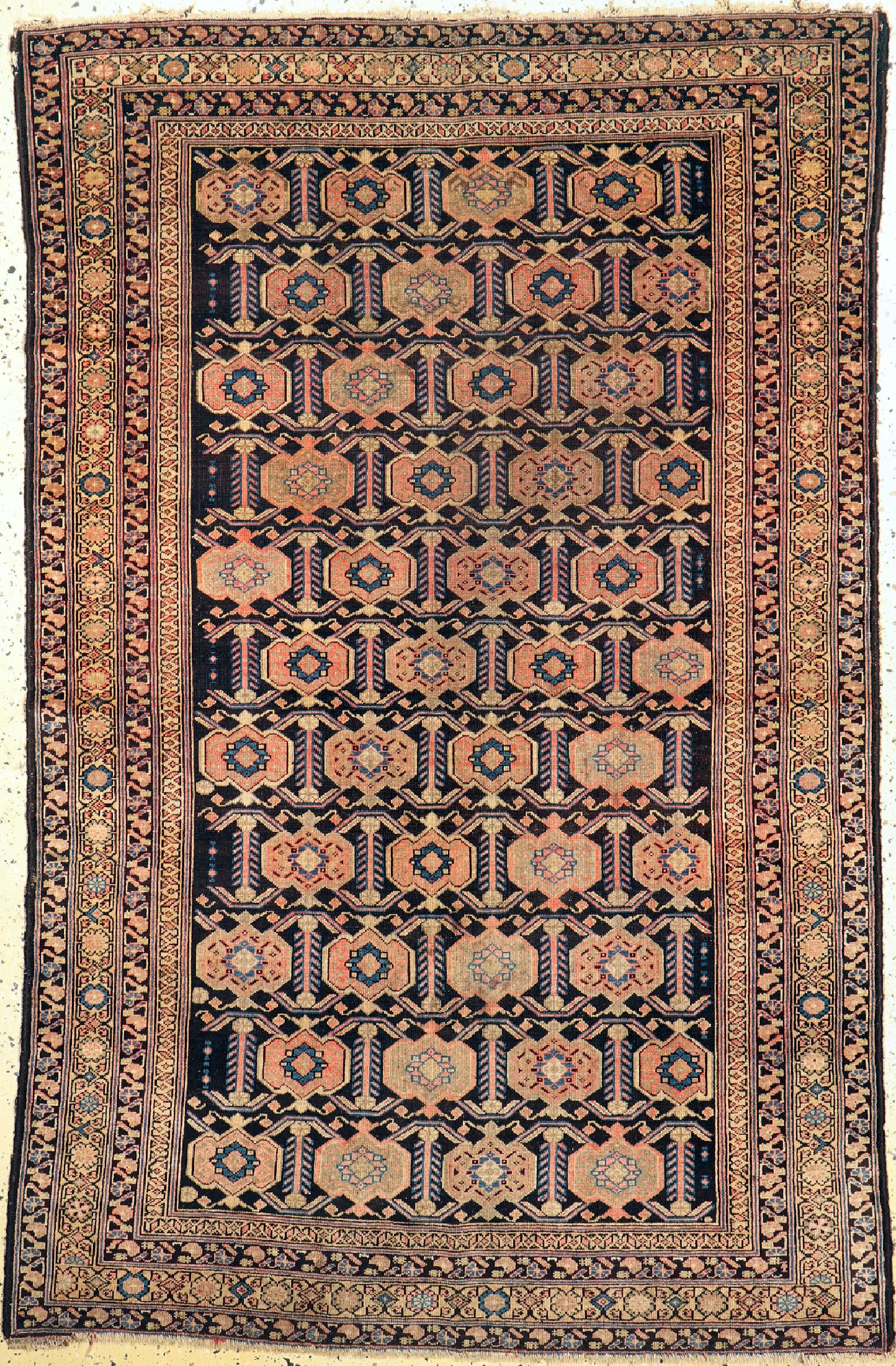 Antiker Malayer, Persien, 19.Jhd, Wolle aufBaumwolle, ca. 200 x 130 cm, EHZ: 3-4