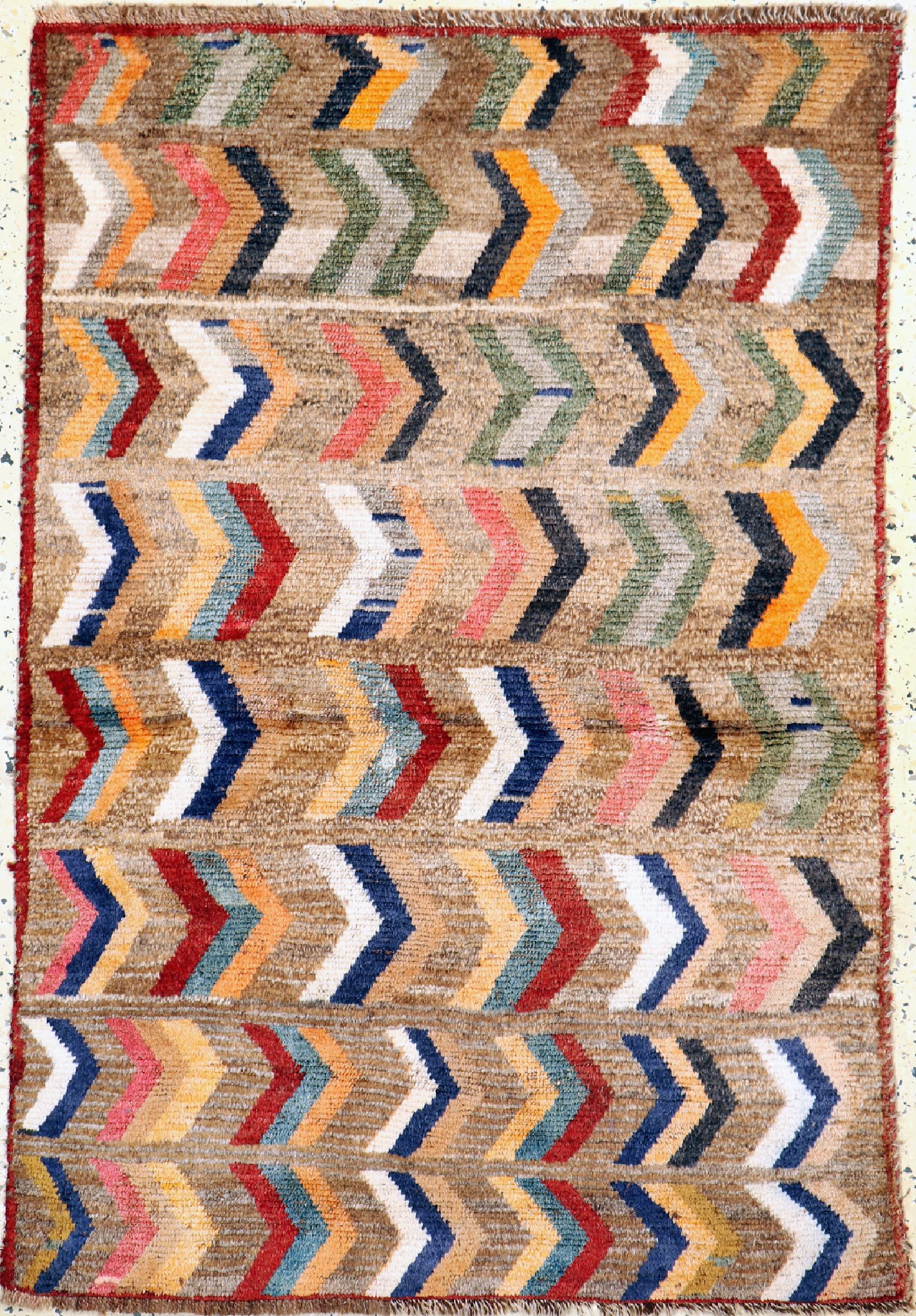 Gabbeh alt, Persien, um 1940, Wolle auf Wolle, ca. 135 x 91 cm, EHZ: 3