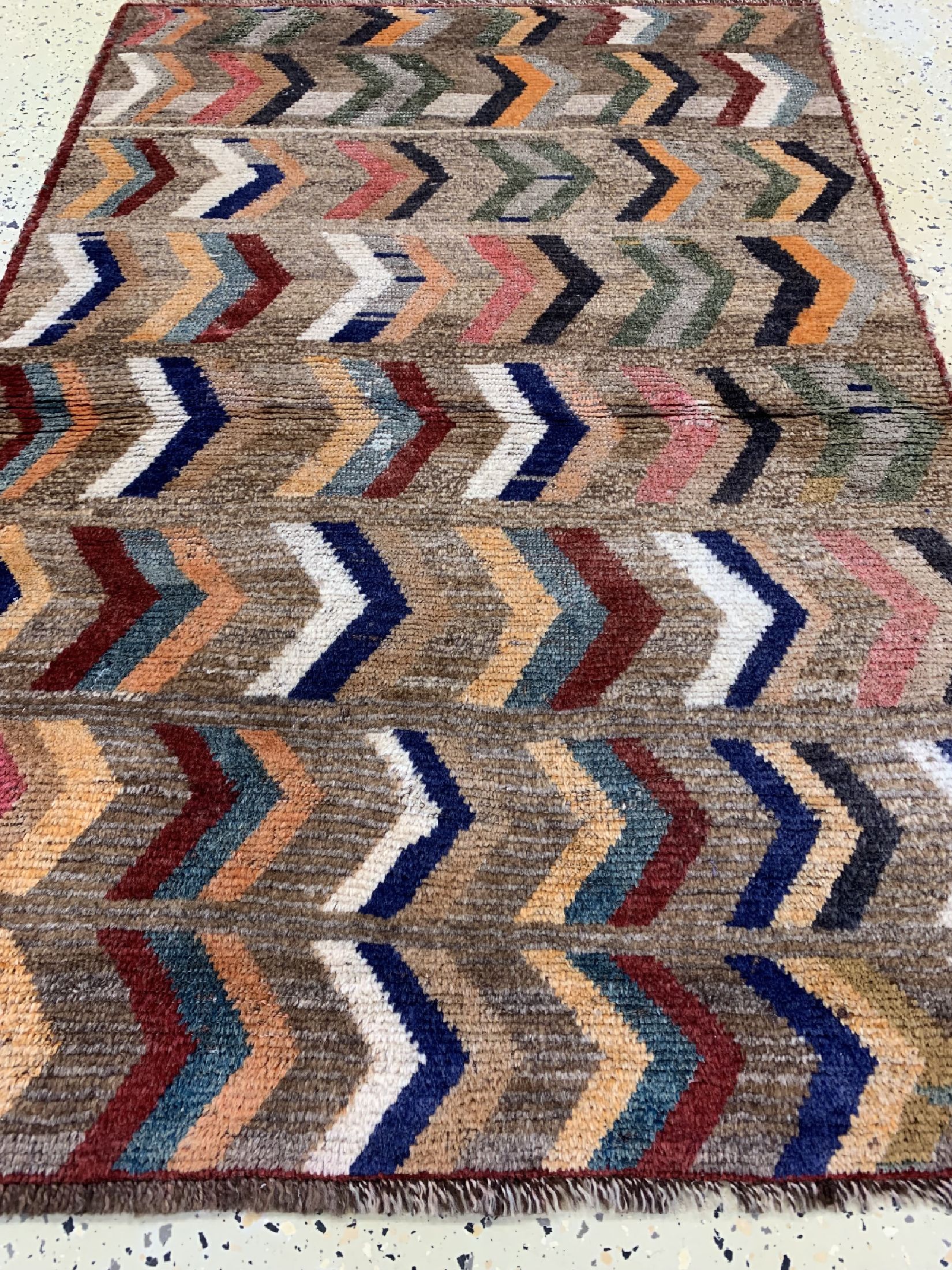Detail c: Gabbeh alt, Persien, um 1940, Wolle auf Wolle, ca. 135 x 91 cm, EHZ: 3