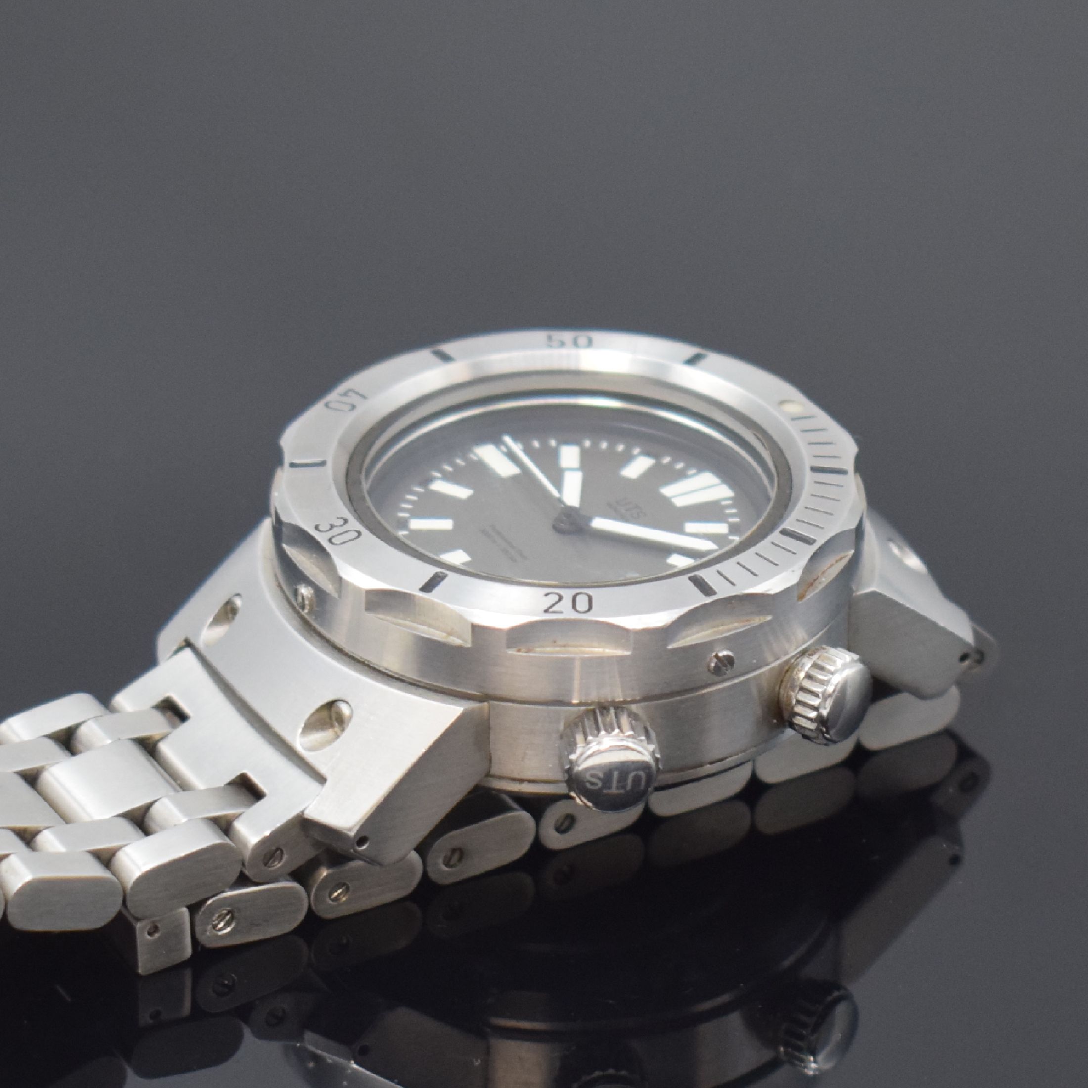 Detail c: UTS MÜNCHEN auf 200 Stück limitierte Taucheruhr Modell Professional Diver, Deutschland um 2010, Automatik, Edelstahl inkl. orig. Gliederband m. ...