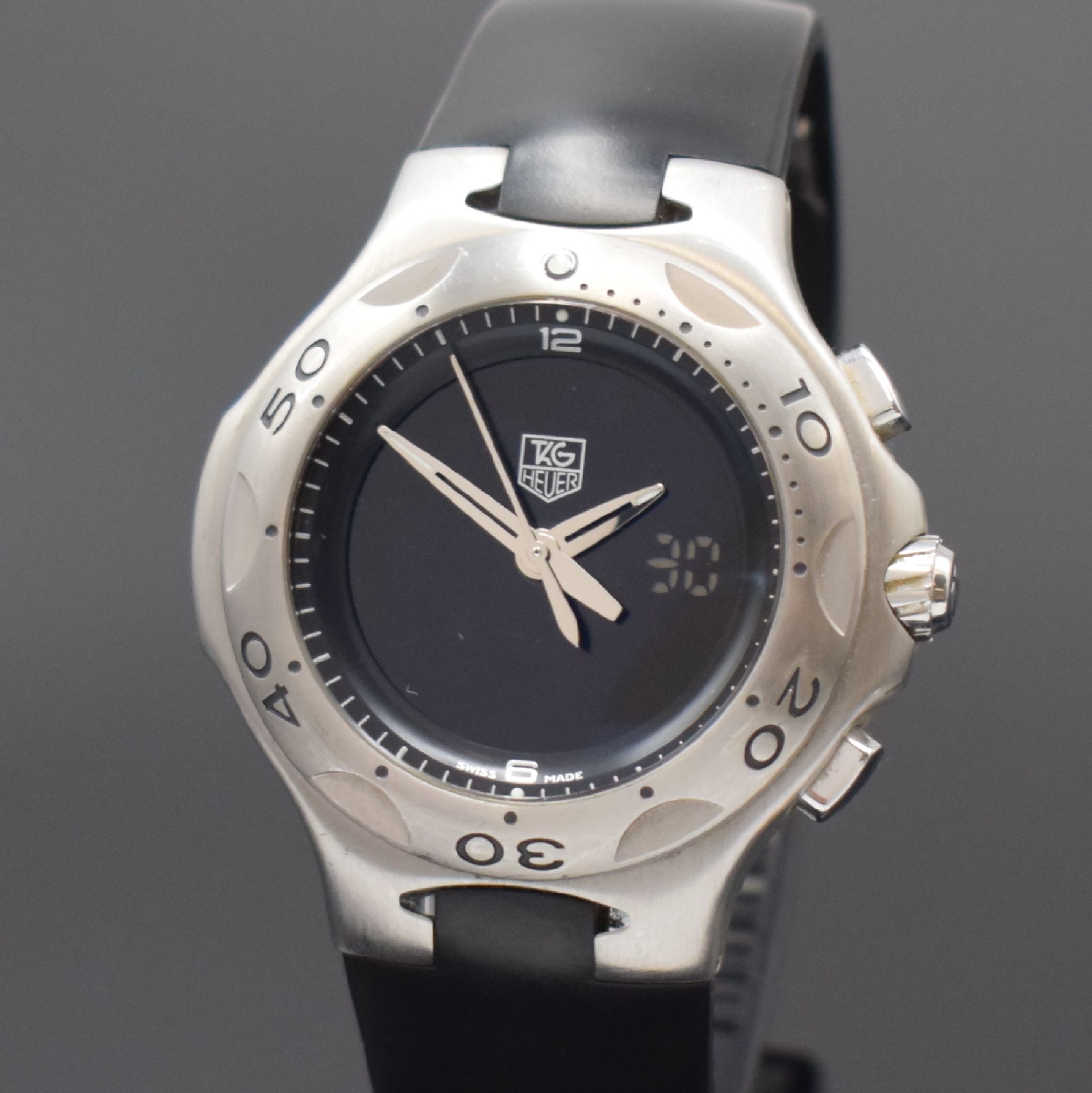 Detail a: TAG HEUER Armbandchronograph mit Multifunktionsanzeige Serie Kirium Referenz CL111A, Schweiz um 2010, Edelstahlgeh. inkl. orig. Kautschukband m. ...