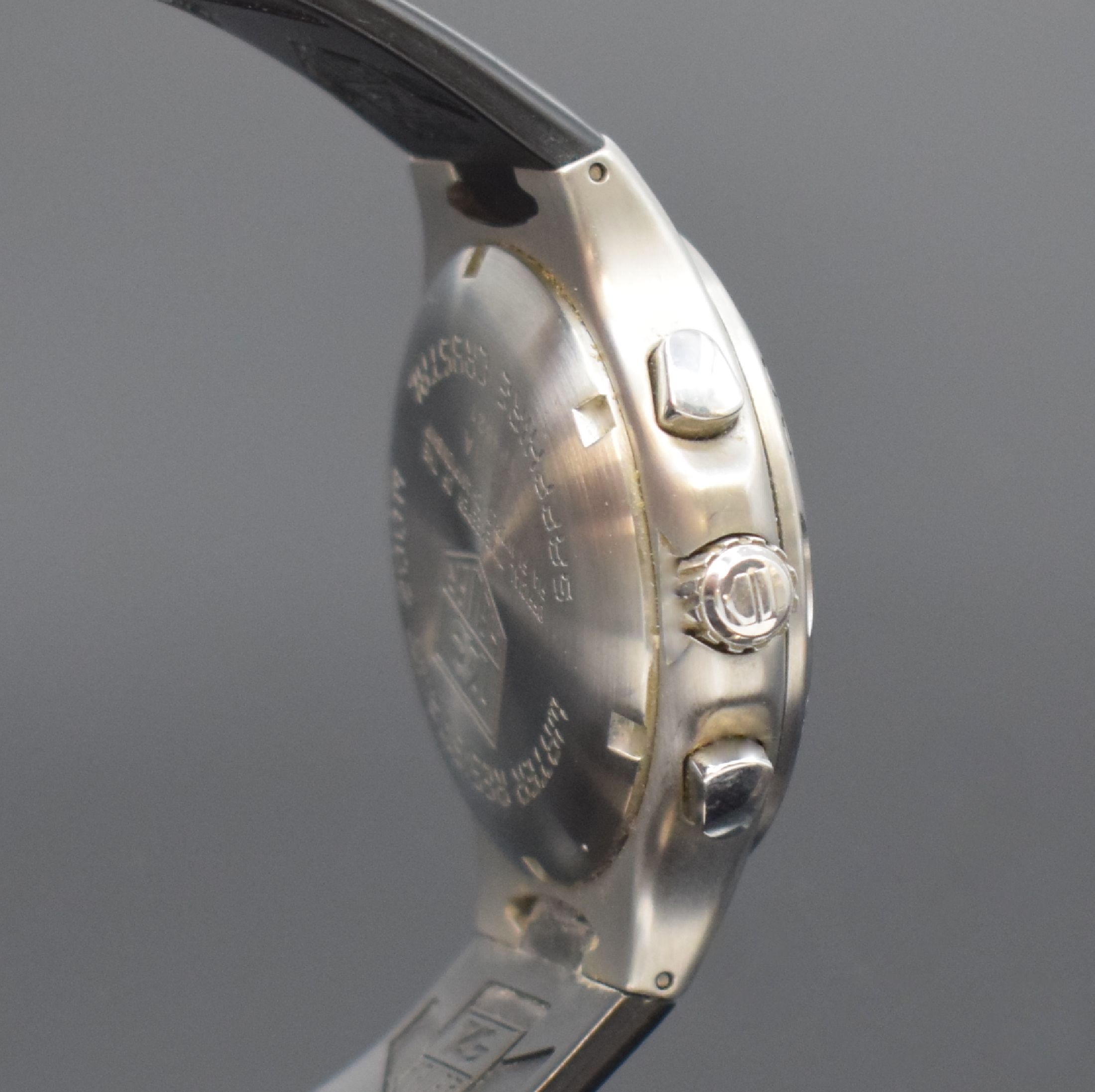 Detail e: TAG HEUER Armbandchronograph mit Multifunktionsanzeige Serie Kirium Referenz CL111A, Schweiz um 2010, Edelstahlgeh. inkl. orig. Kautschukband m. ...