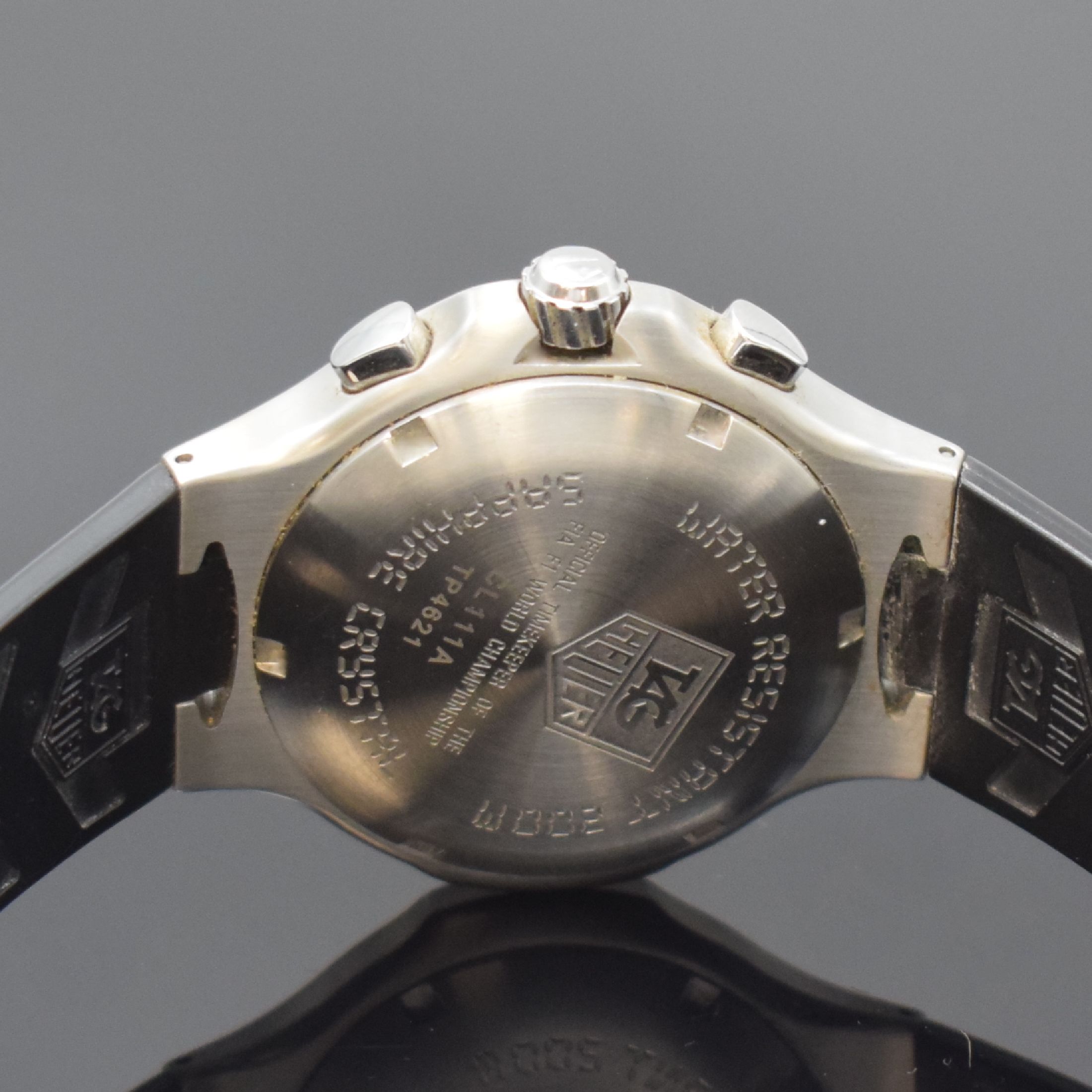 Detail f: TAG HEUER Armbandchronograph mit Multifunktionsanzeige Serie Kirium Referenz CL111A, Schweiz um 2010, Edelstahlgeh. inkl. orig. Kautschukband m. ...