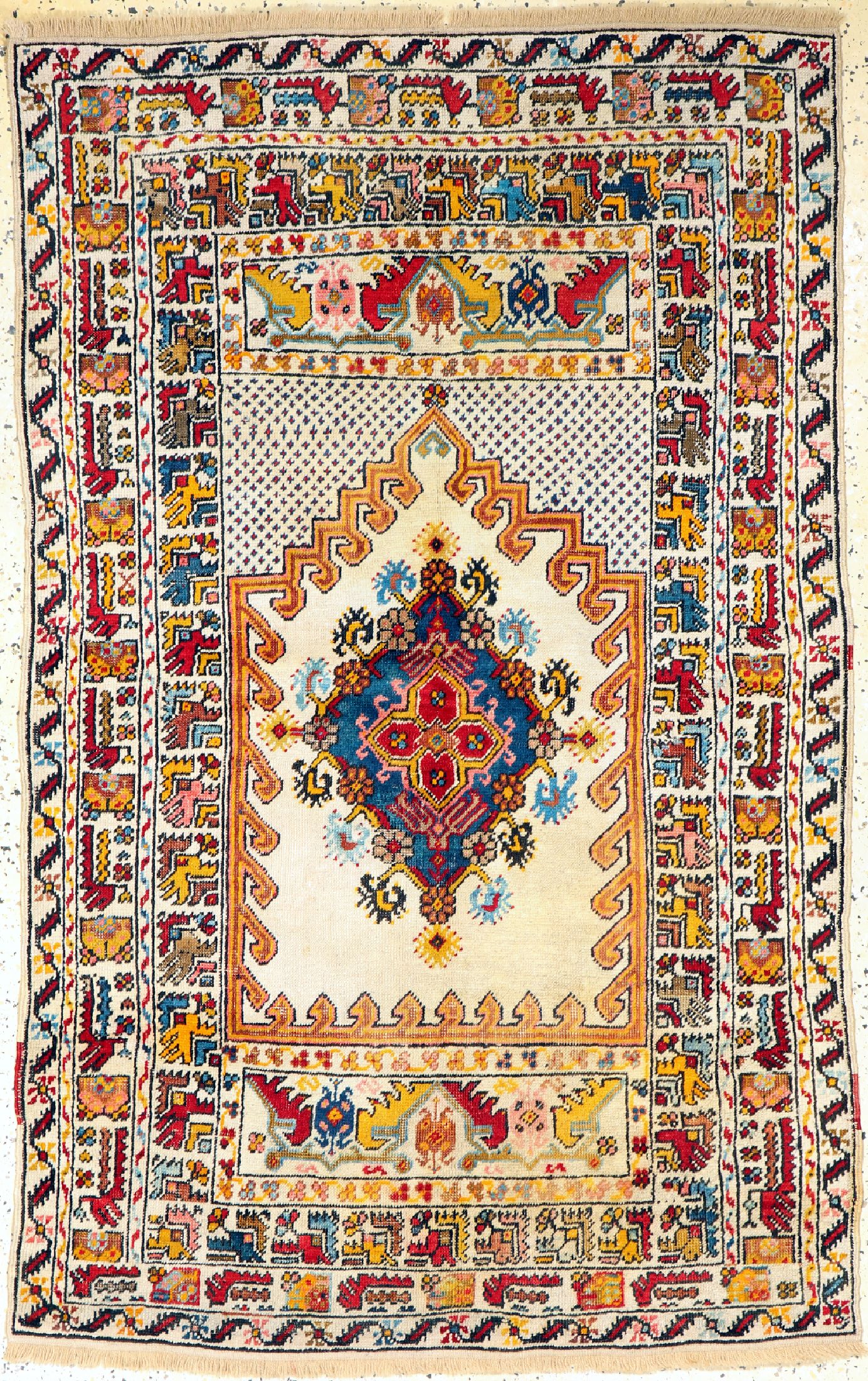 Giordes alt, Türkei, um 1940, Wolle auf Wolle, ca. 160 x 104 cm, EHZ: 3