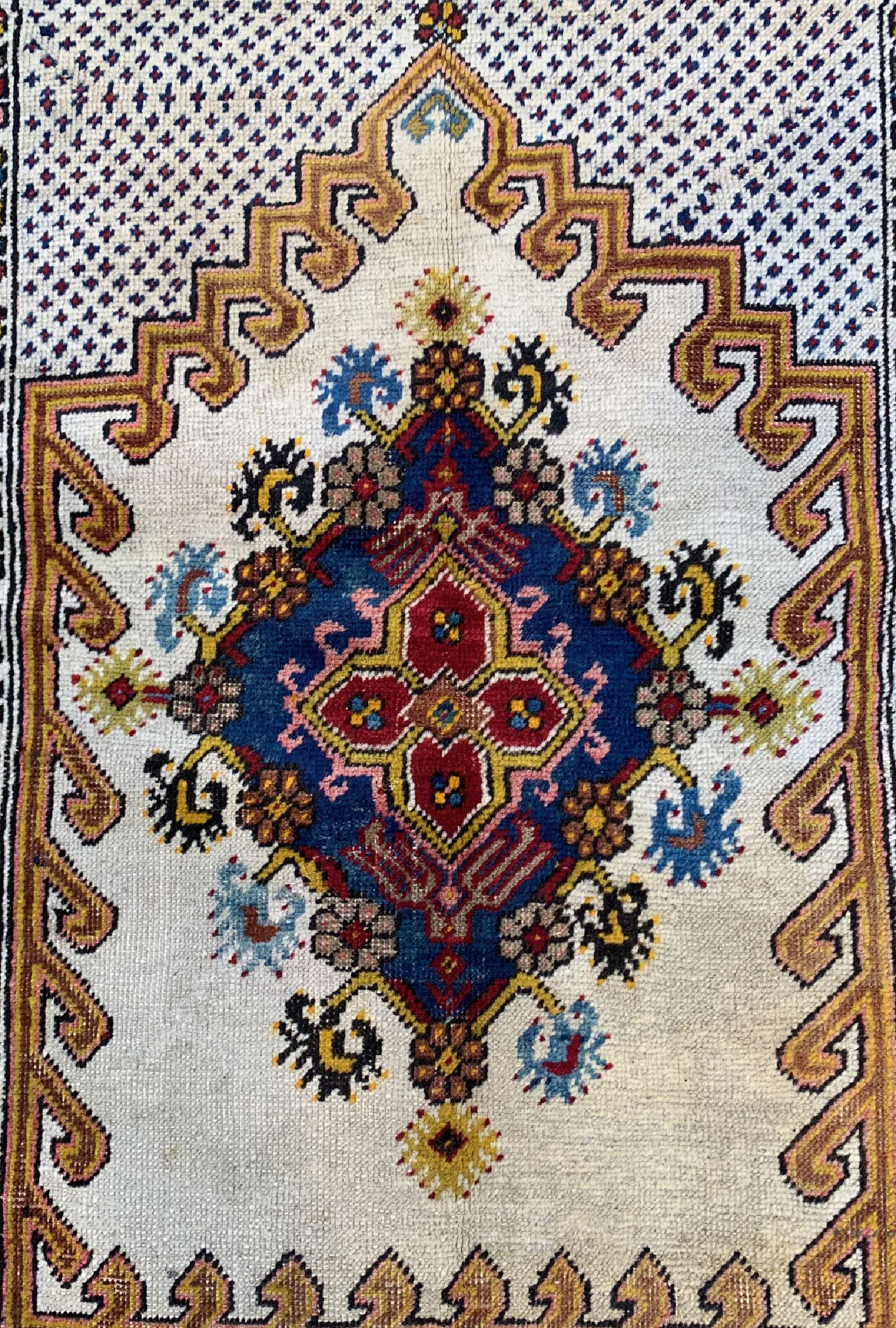 Detail c: Giordes alt, Türkei, um 1940, Wolle auf Wolle, ca. 160 x 104 cm, EHZ: 3