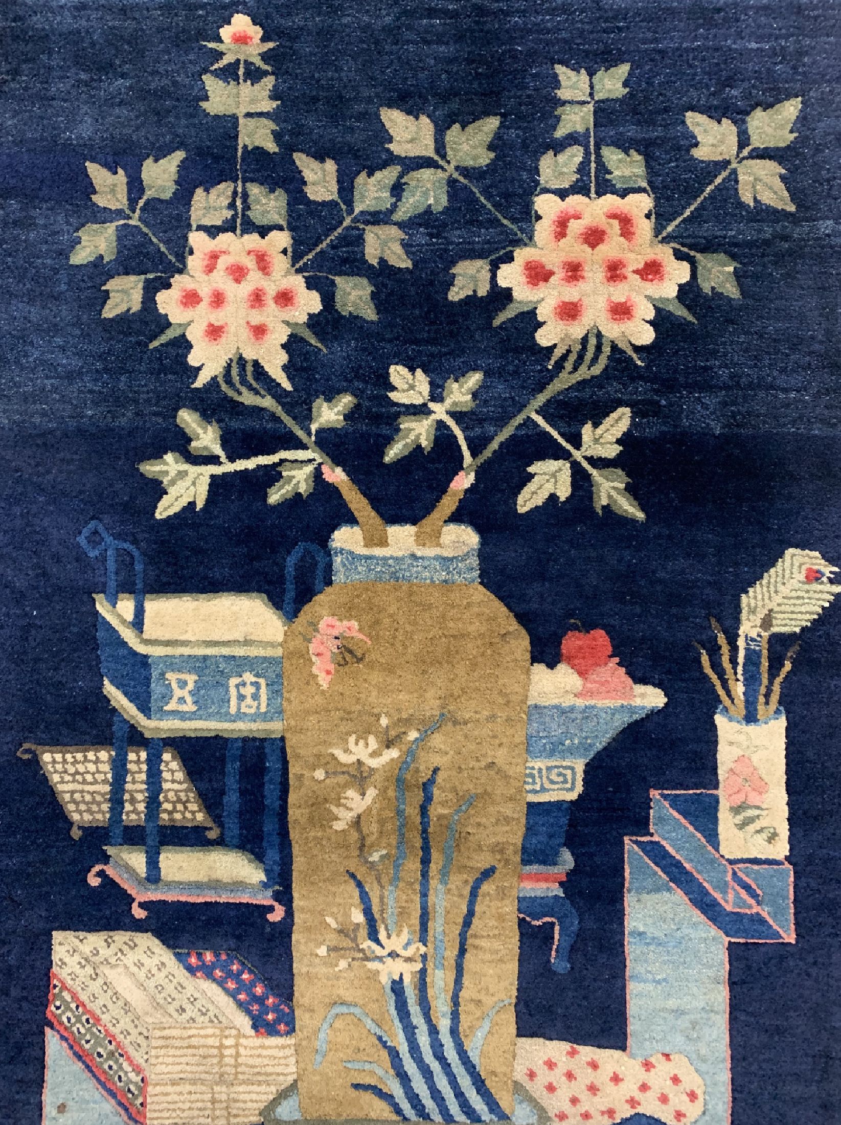 Detail b: Pao Tow antik, China, um 1900, Wolle auf Baumwolle, ca. 155 x 80 cm, EHZ: 2