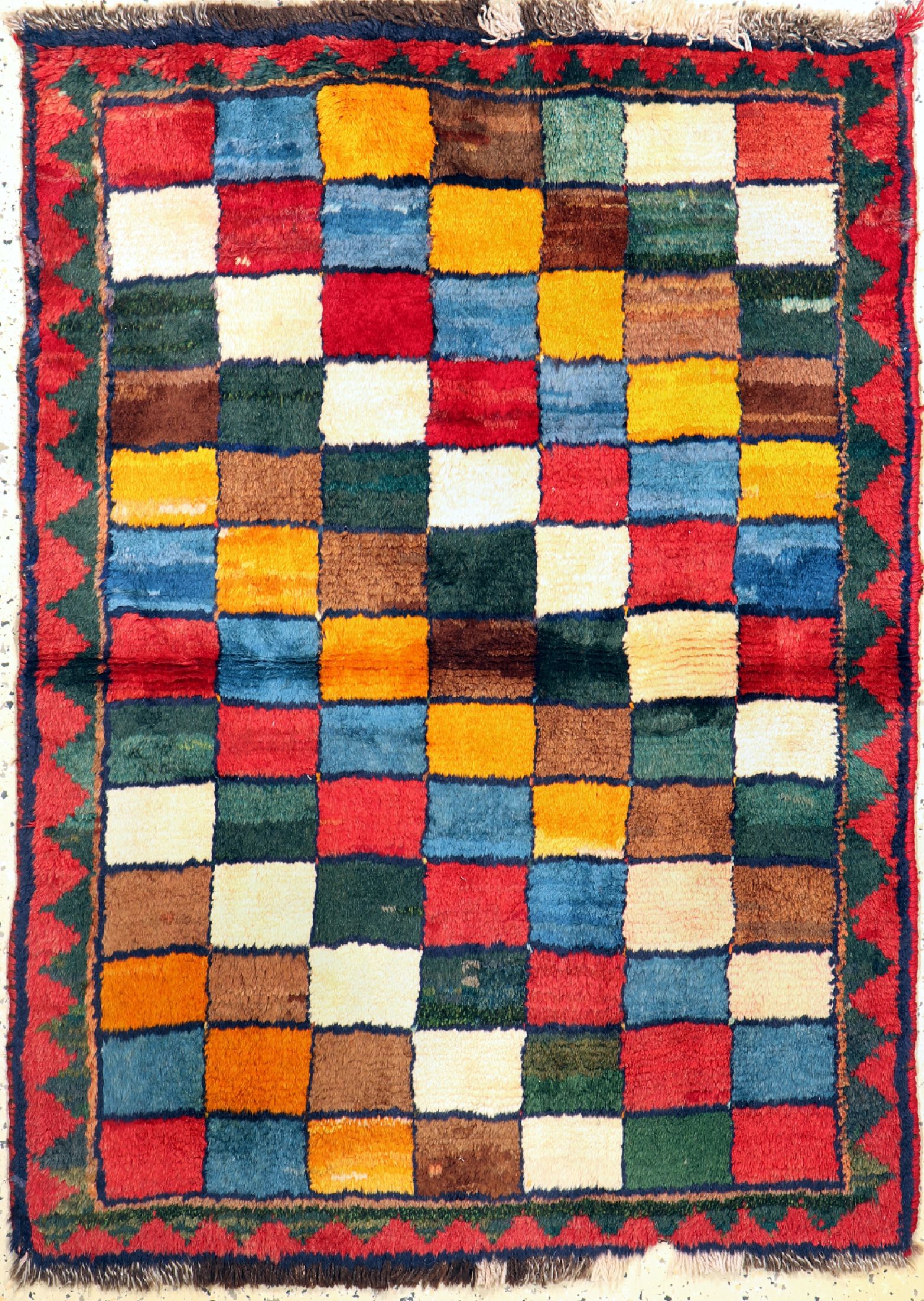 Antiker Gabbeh, Persien, um 1900, Wolle aufWolle, ca. 145 x 105 cm, EHZ: 4