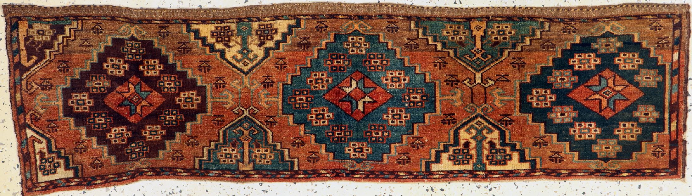 Antiker Tschaudor Torba, Turkmenistan, 19.Jhd, Wolle auf Wolle, ca. 160 x 43 cm, EHZ:3
