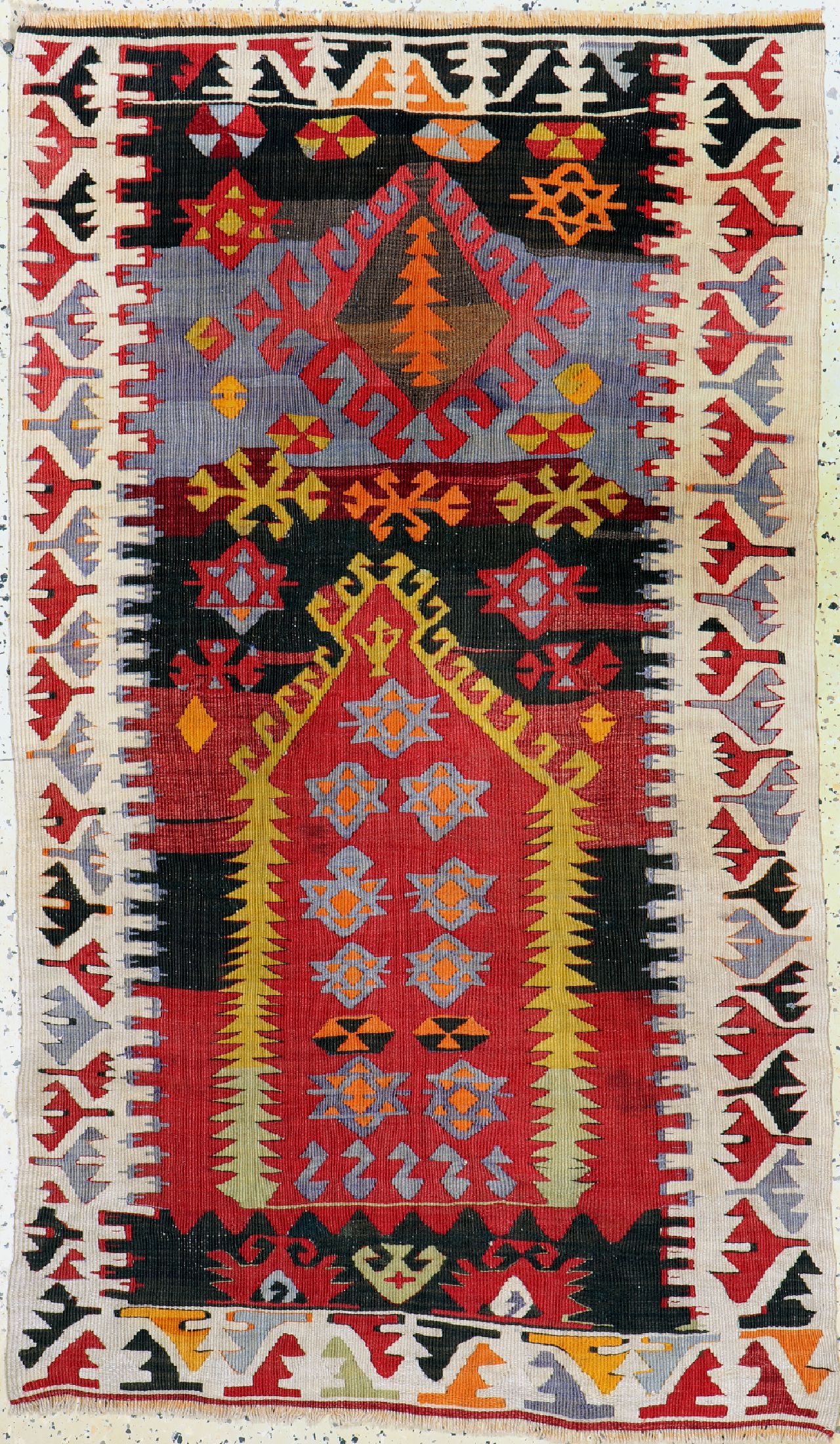 Anatol Kelim, Türkei, um 1930, Wolle auf Wolle, ca. 145 x 90 cm, EHZ: 2