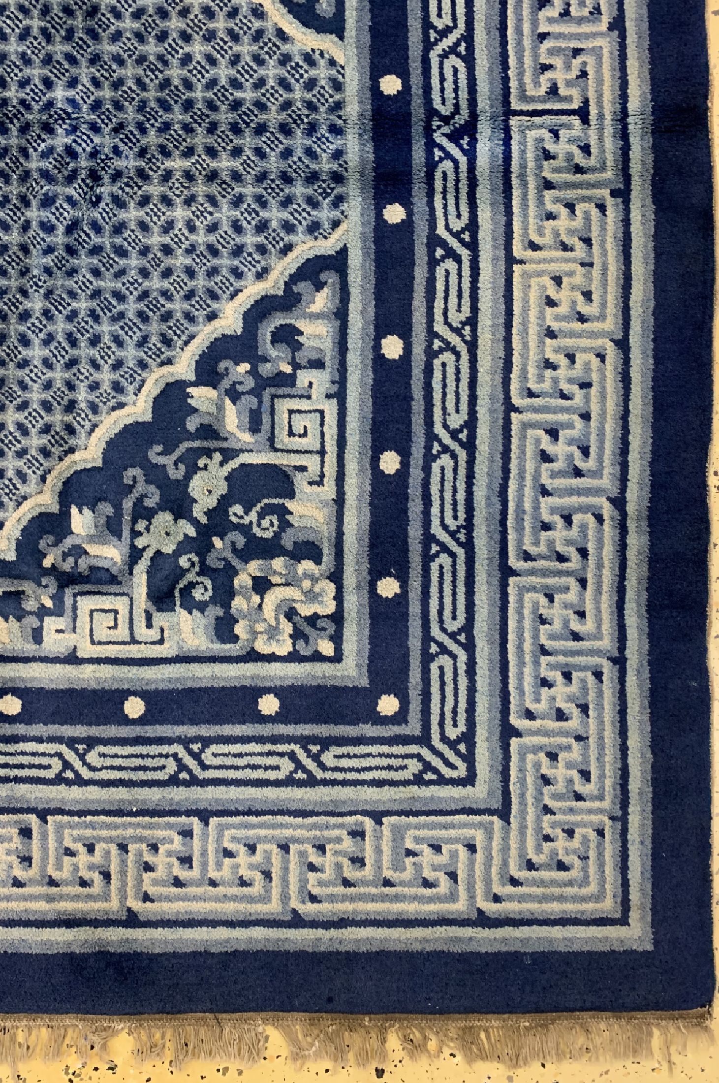 Detail a: Pao Tow alt, China, um 1940, Wolle auf Baumwolle, ca. 200 x 163 cm, EHZ: 2