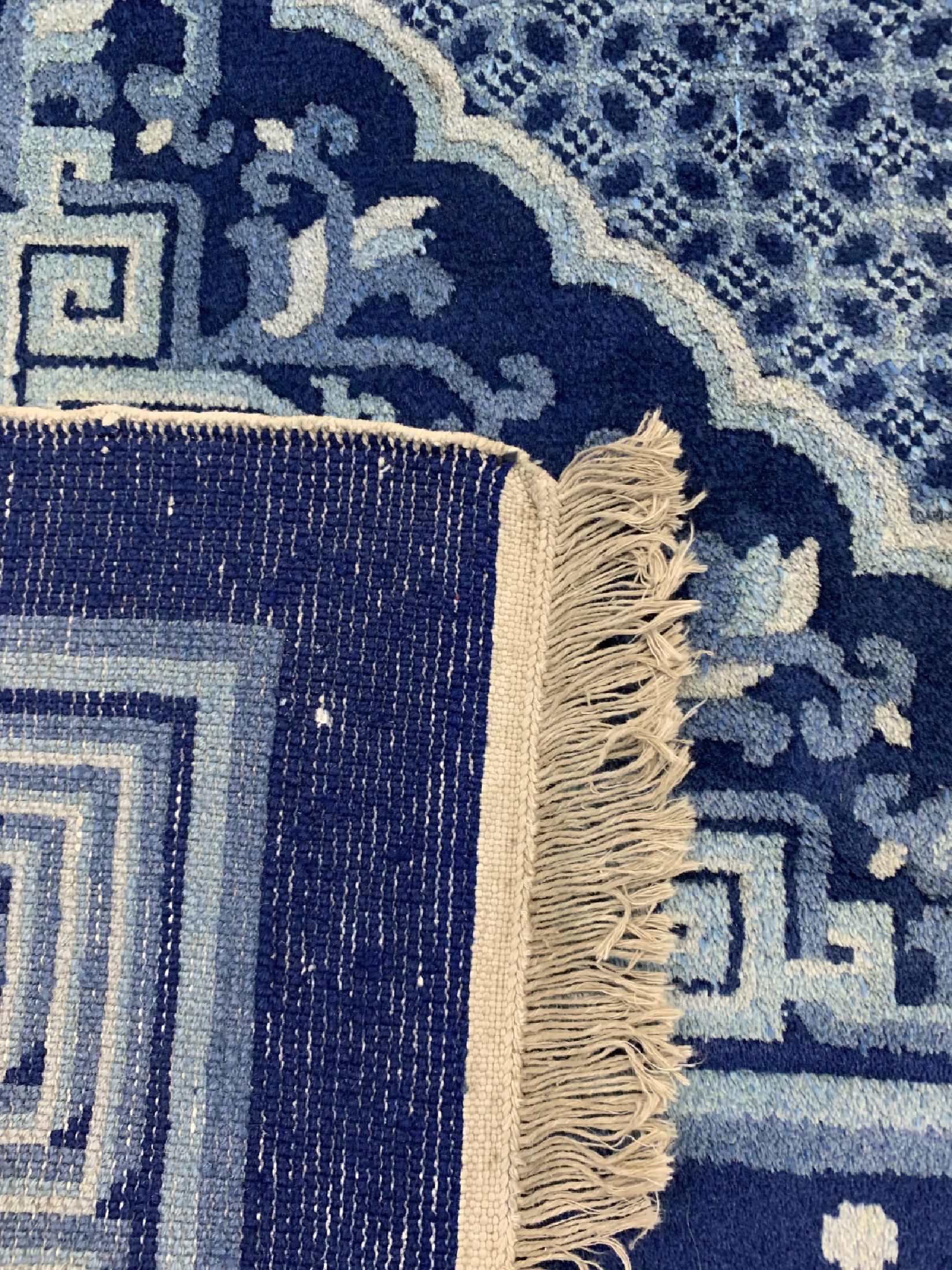 Detail d: Pao Tow alt, China, um 1940, Wolle auf Baumwolle, ca. 200 x 163 cm, EHZ: 2