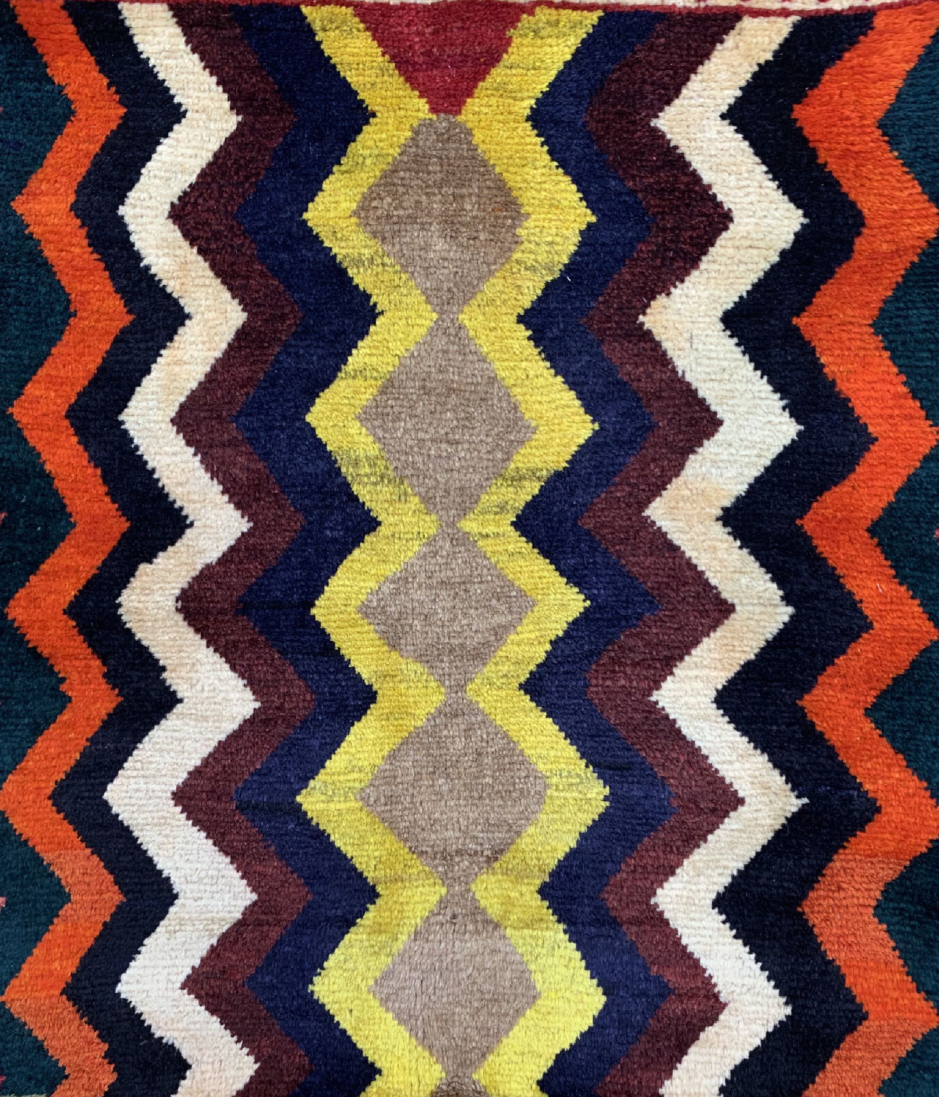 Detail c: Gabbeh alt, Persien, ca. 60 Jahre, Wolle auf Wolle, ca. 170 x 100 cm, EHZ: 2