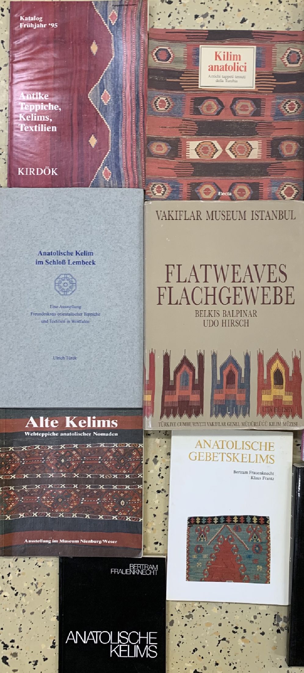 Detail b: 16 Lots Fachliteratur Anatolische Kelims
