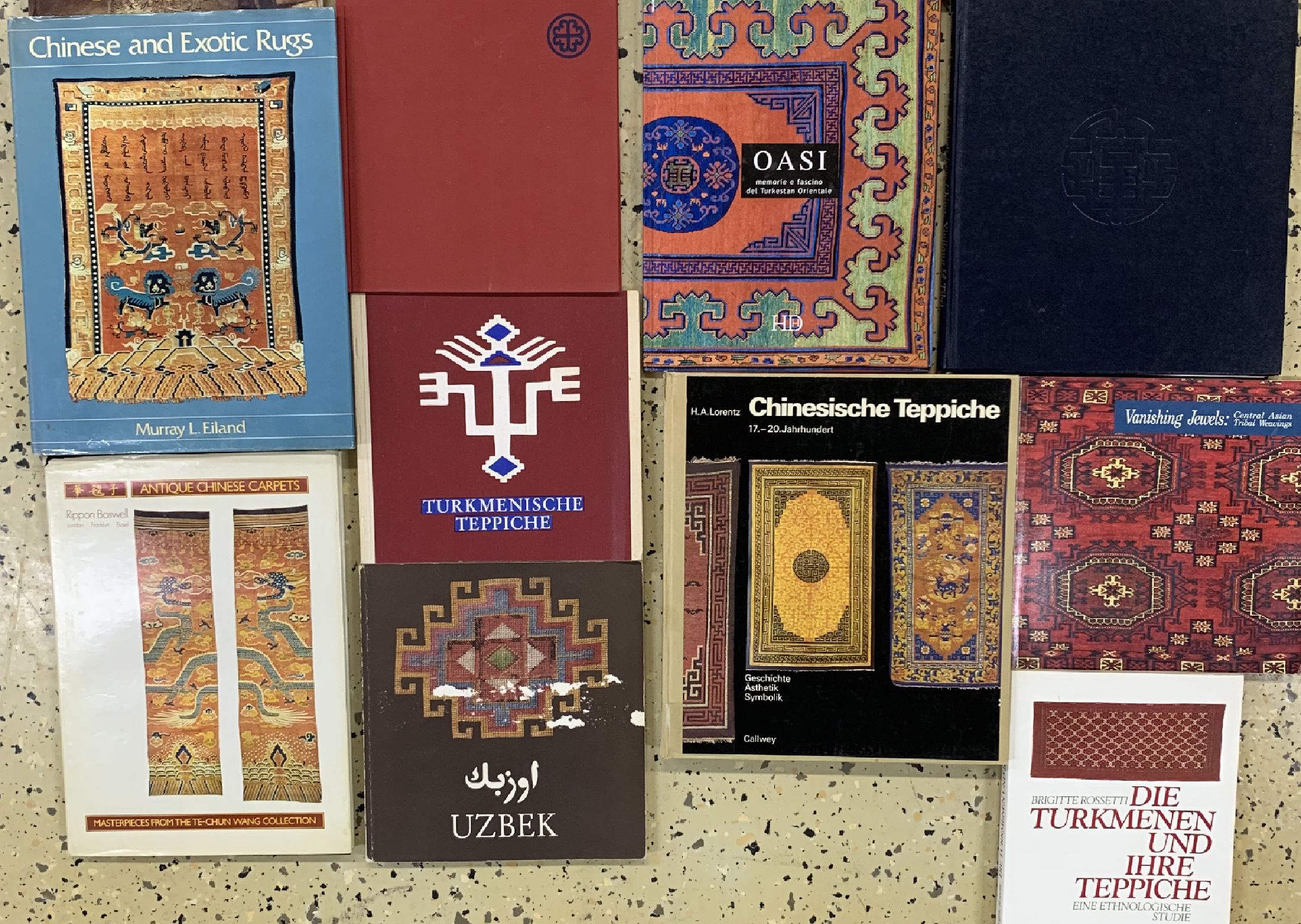 Detail b: 18 Lots Fachliteratur China, Turkmen unde Uzbeken.