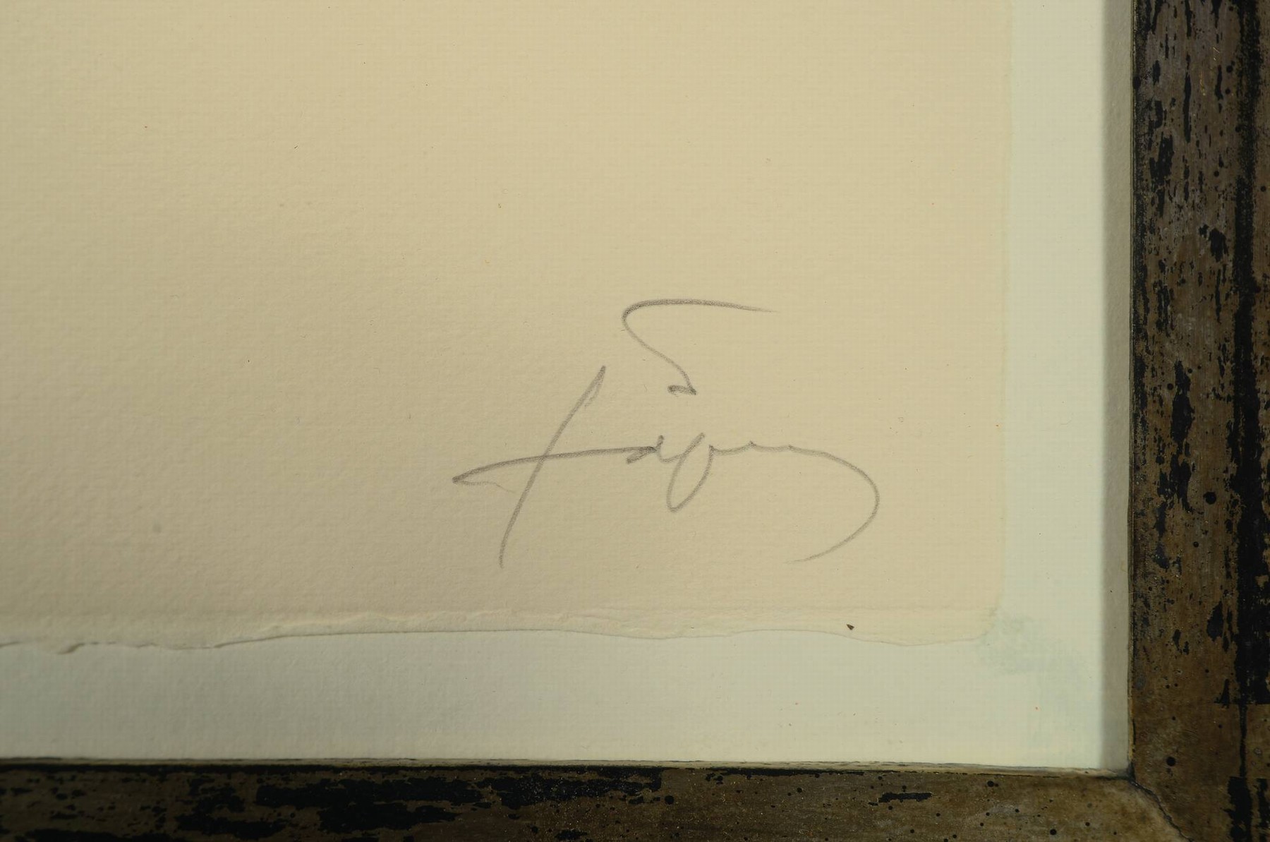 Detail a: Antoni Tapies, 1923 - 2012 Barcelona, Radierung und Carborundum auf Arches, "Peu roig", 1983, Ed. 45/75, handsigniert, Graphos Verlag ...