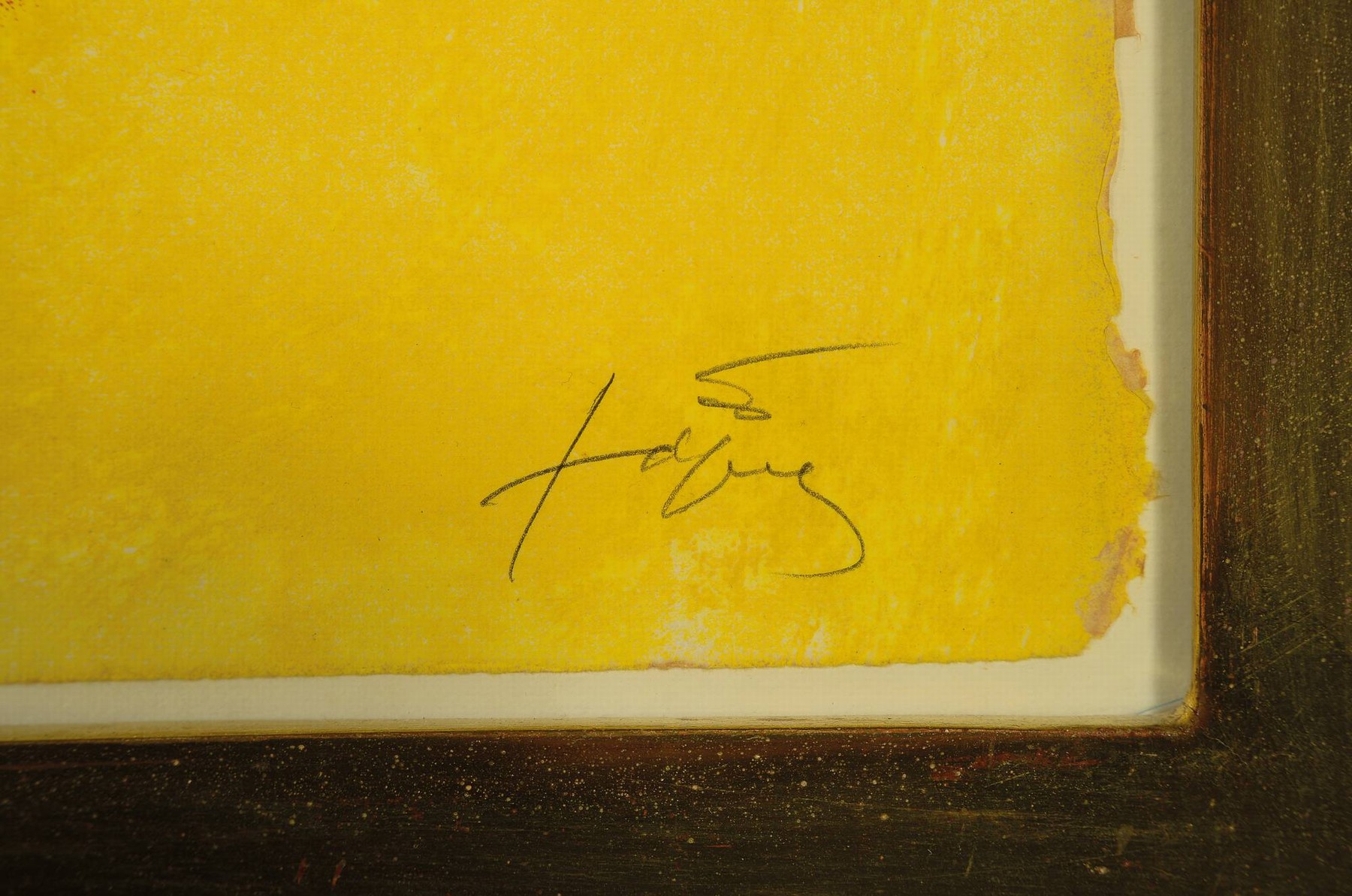 Detail a: Antoni Tapies, 1923-2012 Barcelona, Aquatinta-Radierung auf Guarro-Bütten, Blatt aus der Folge "Suite Catalana", 1972, Ed. 46/75, ...