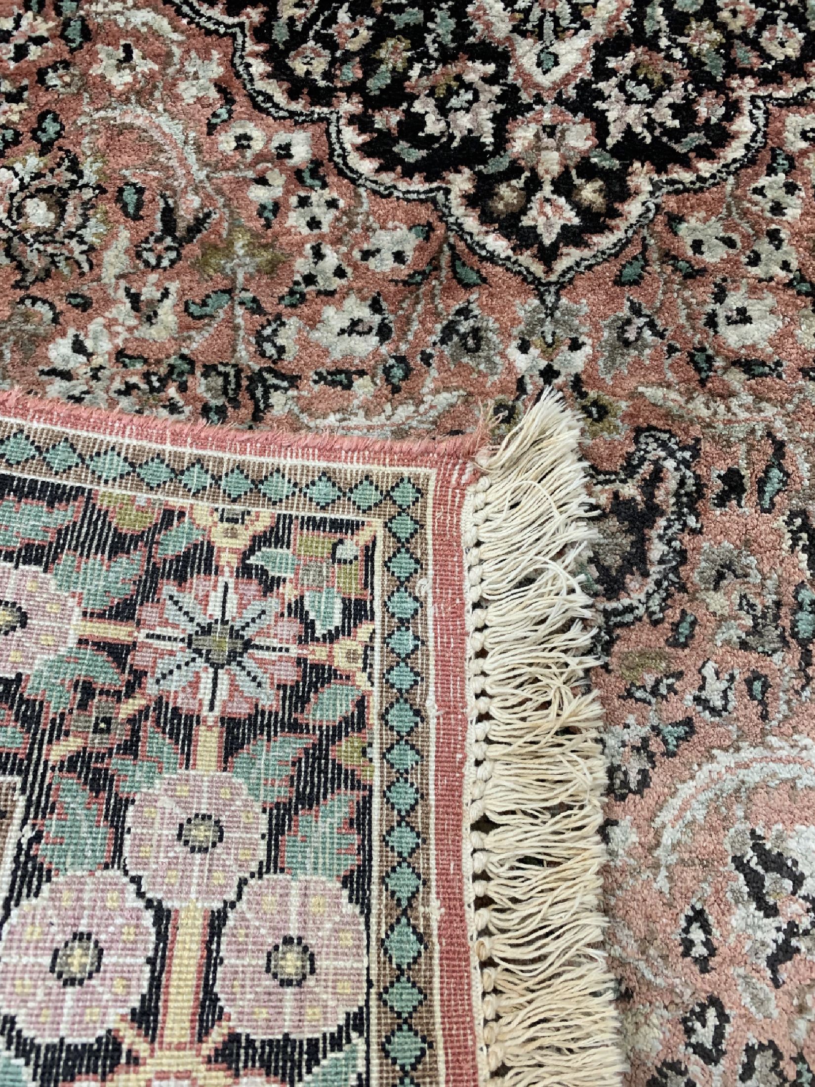 Detail f: 5 Lots Kaschmir, Pakistan, ca. 40 Jahre, merzerisierte Baumwolle, ca. 155 x 95 cm, EHZ:2