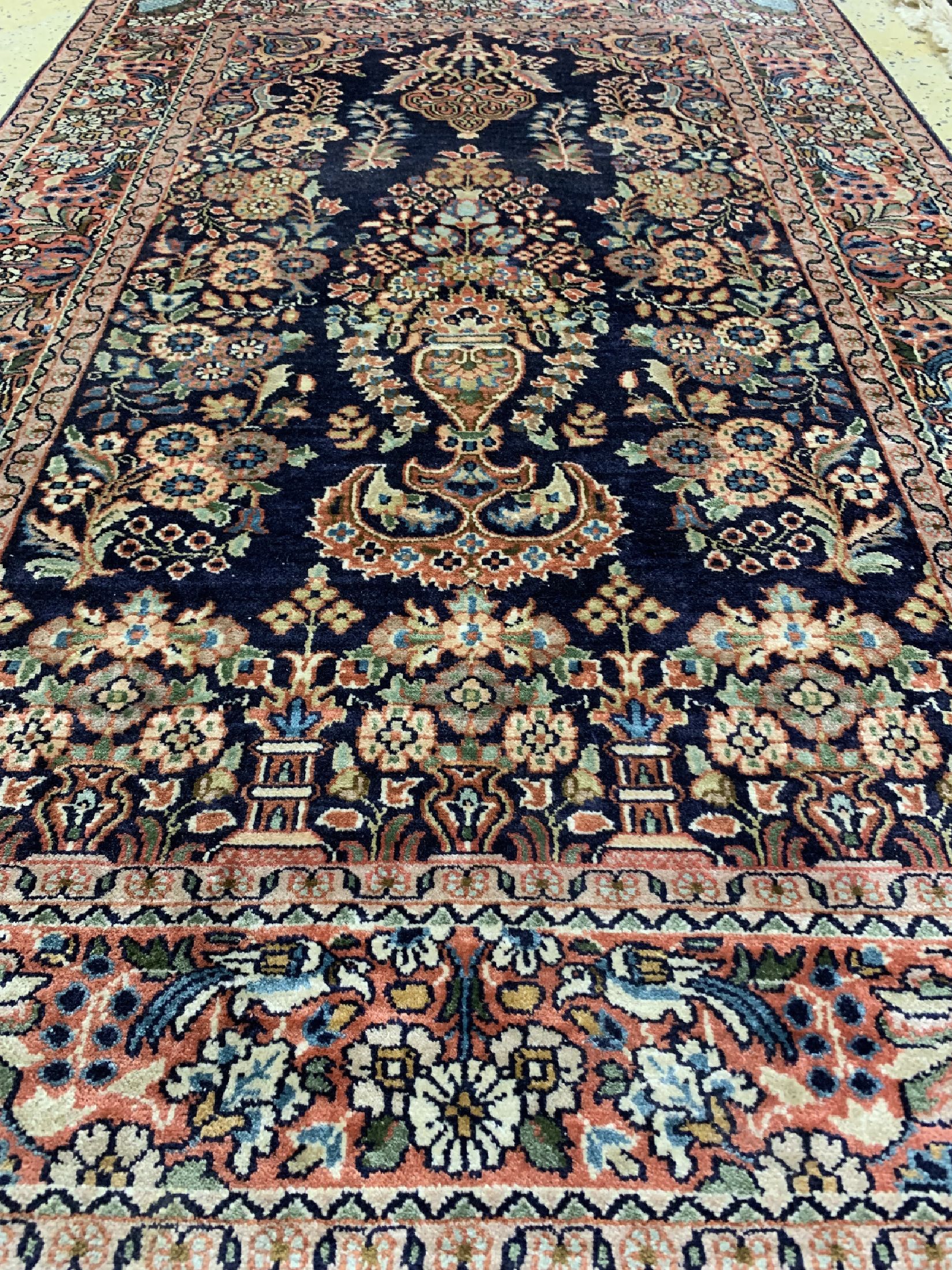Detail i: 5 Lots Kaschmir, Pakistan, ca. 40 Jahre, merzerisierte Baumwolle, ca. 155 x 95 cm, EHZ:2