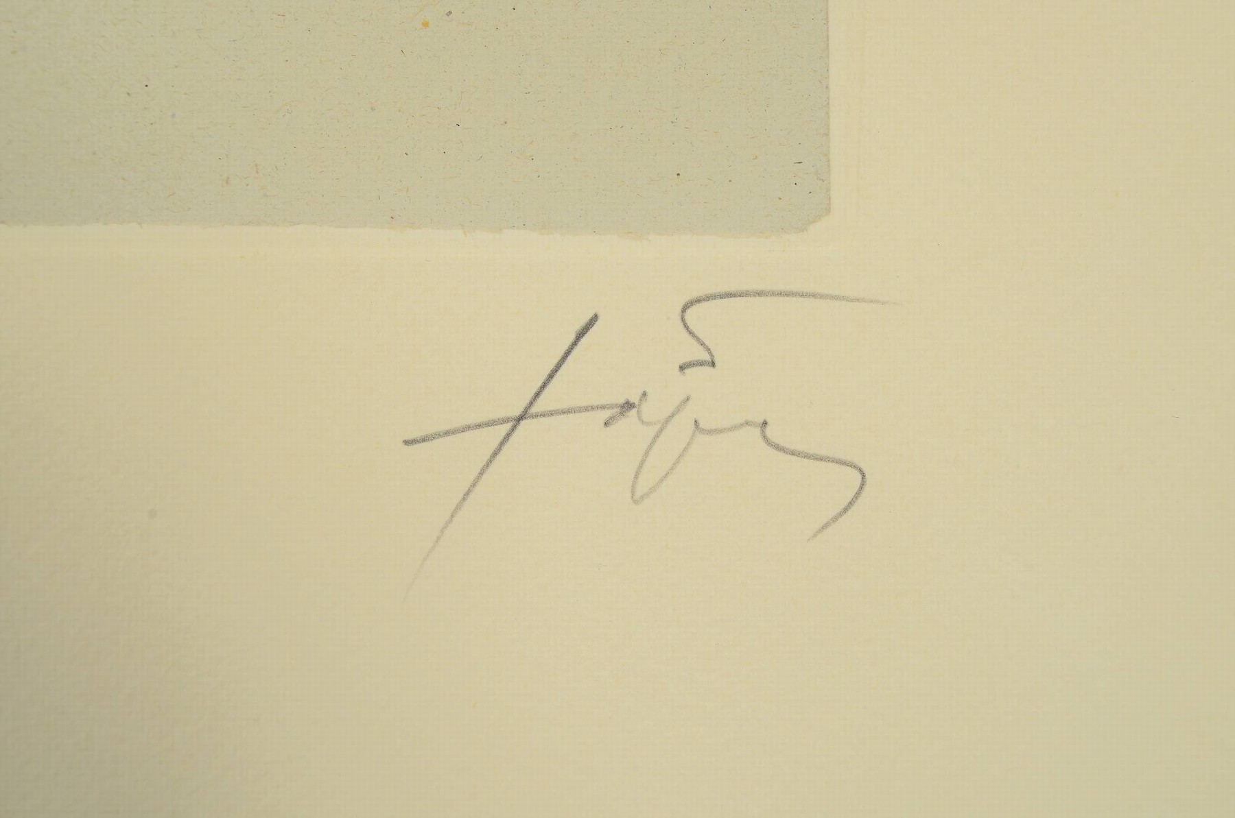 Detail a: Antoni Tapies, 1923-2012 Barcelona, Radierung mit Reliefprägung auf Arches "Bodego", 1978, eines von 15 handsignierten Exemplaren, Ed. ...