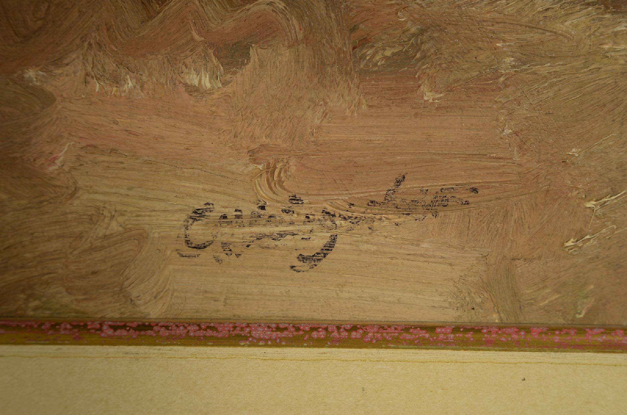 Detail b: Carl Weisgerber, 1891 Ahrweiler-1968 Düsseldorf, 2 Arbeiten in Öl/Lwd, 1) drei Tauben, re. u. sign., ca. 50x60cm, R. ca. 60x 70cm, 2) Gänsefamilie ...