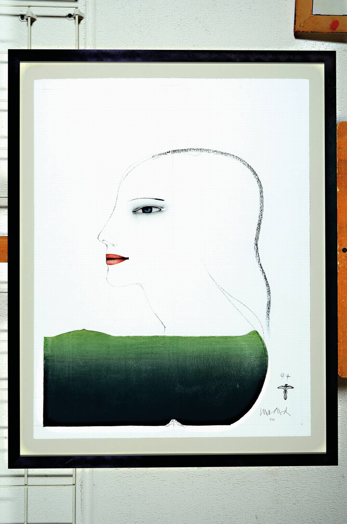 Detail m: Paul Wunderlich,1927-2010, drei Grafiken, handsigniert, num. 36/120, ca. 83 x 63 cm, 7/30, handsigniert, dat. 94, ca. 68 x 53.5 cm und Offset ca. PP ...