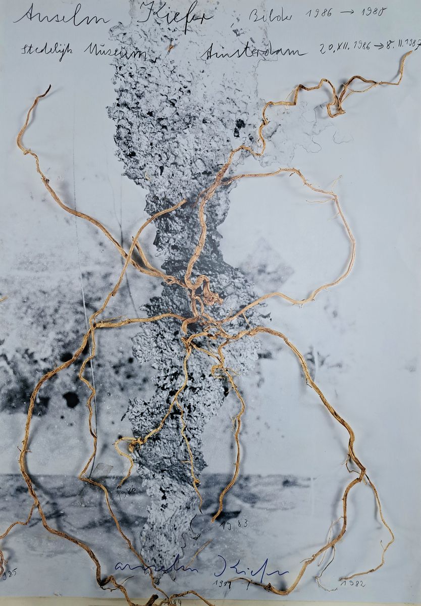 Anselm Kiefer, geb. 1945, Offetslithografie, Stedelijk Museum Amsterdam 1986, handsign., ca. 90x63 cm