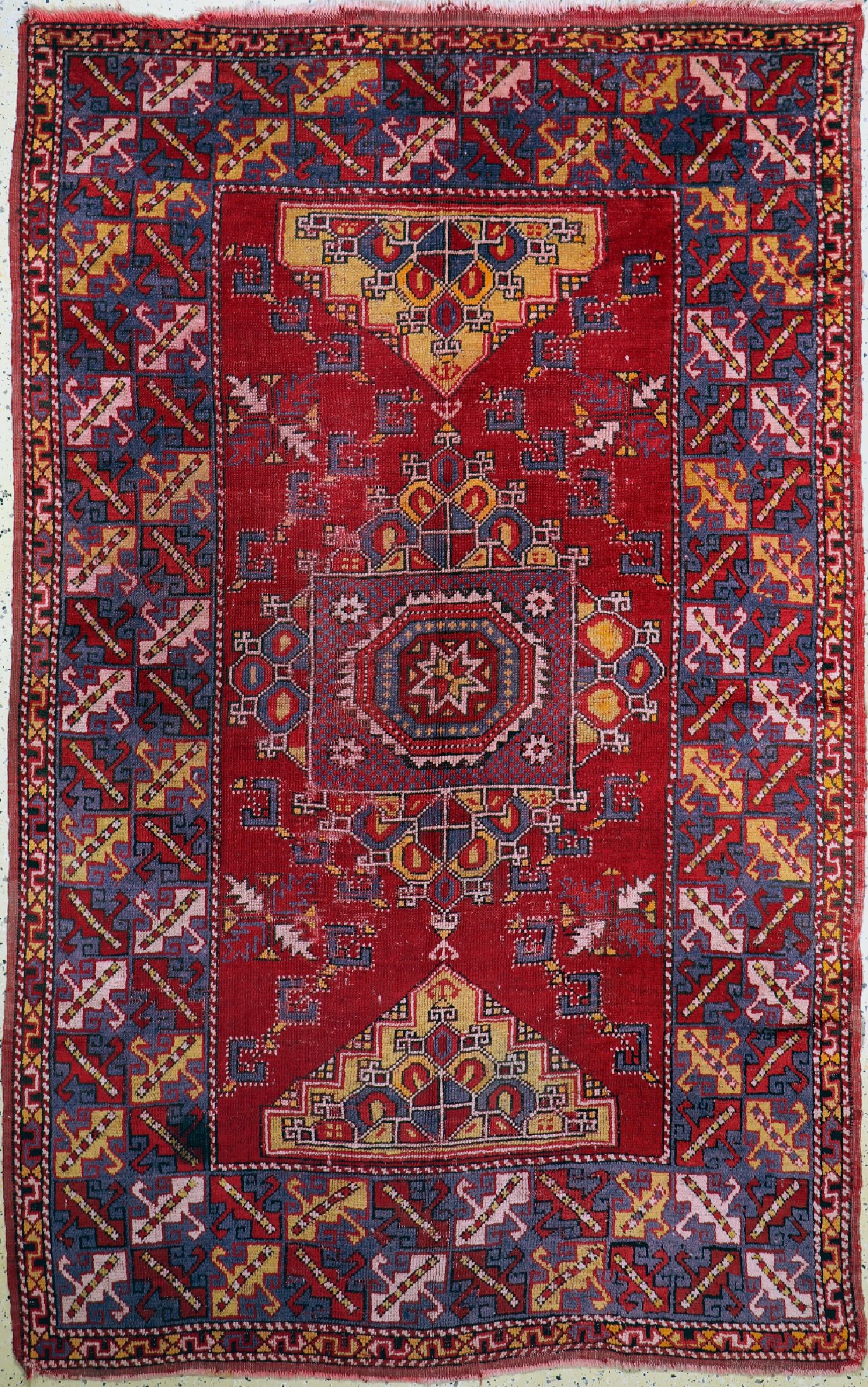 Dazgiri alt, Türkei, um 1950, Wolle auf Wolle, ca. 250 x 160 cm, EHZ: 3