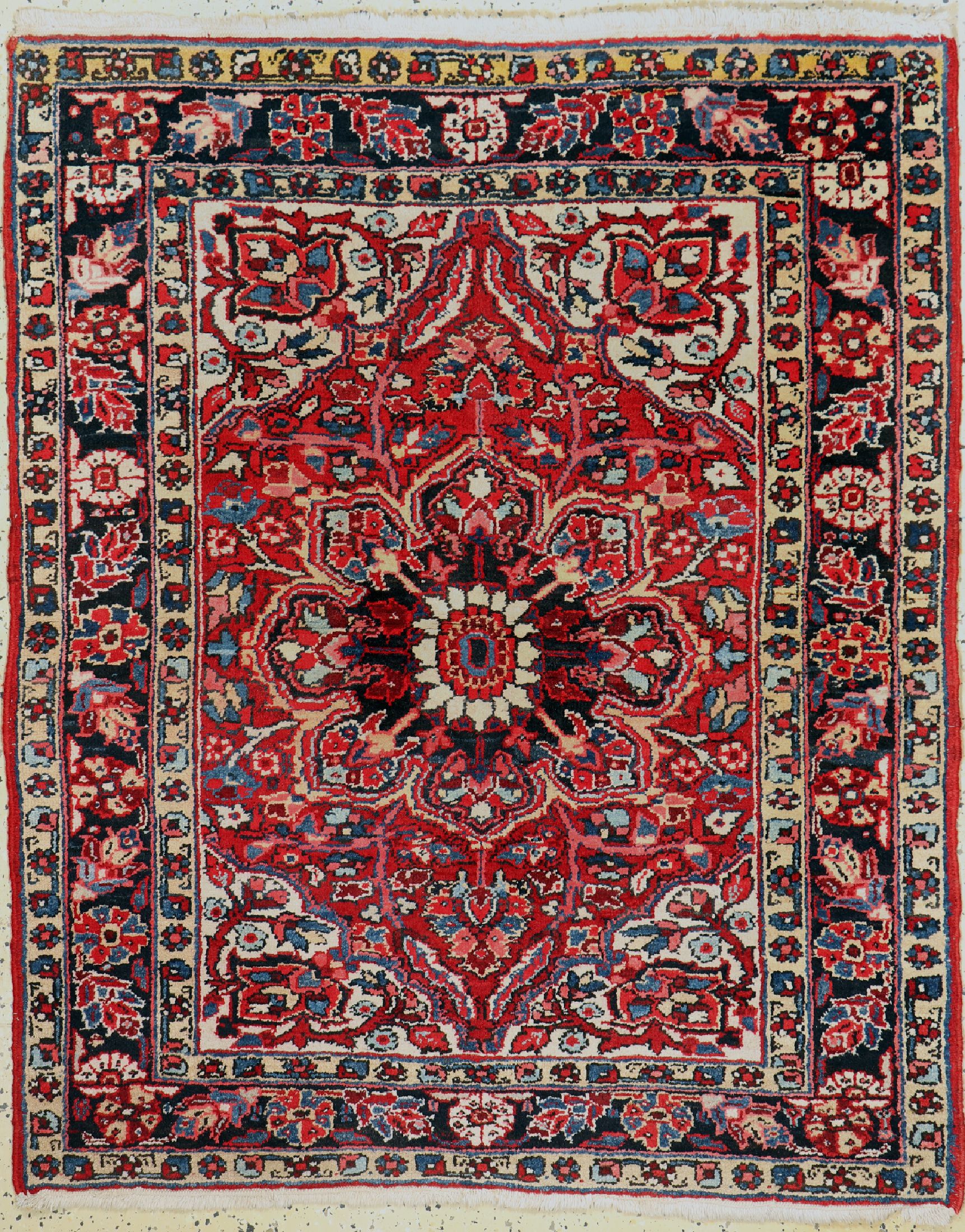 Heriz alt, Persien, um 1960, Wolle auf Baumwolle, ca. 145 x 120 cm, EHZ: 2