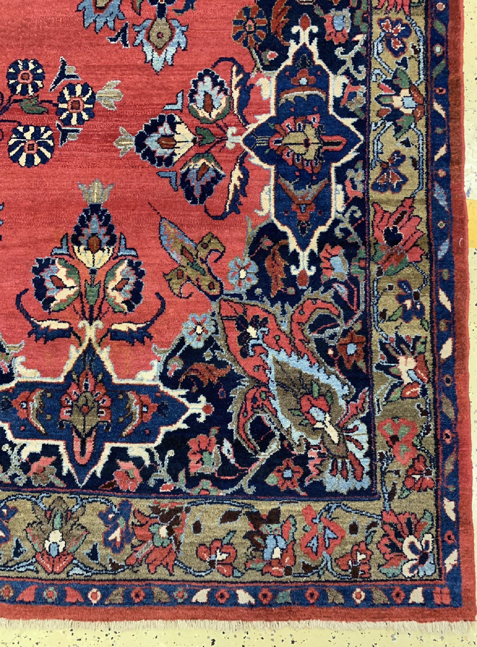 Detail a: Lilian alt, Persien, um 1940, Wolle auf Baumwolle, ca. 567 x 267 cm, EHZ: 2