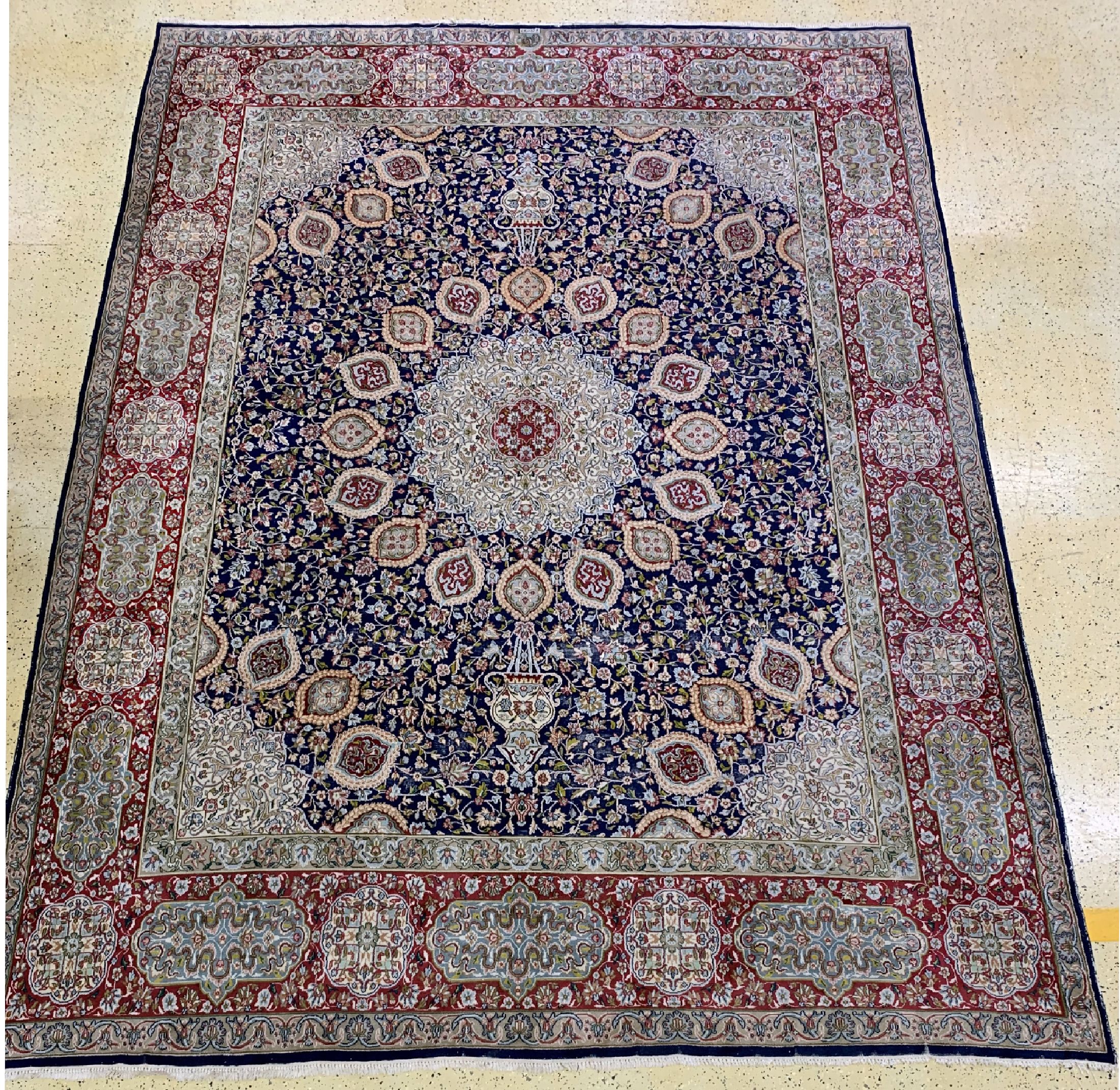 Kerman "Sheikh Safi Muster", Persien, um 1960, Wolle auf Baumwolle, ca. 460 x 345 cm, EHZ: 3