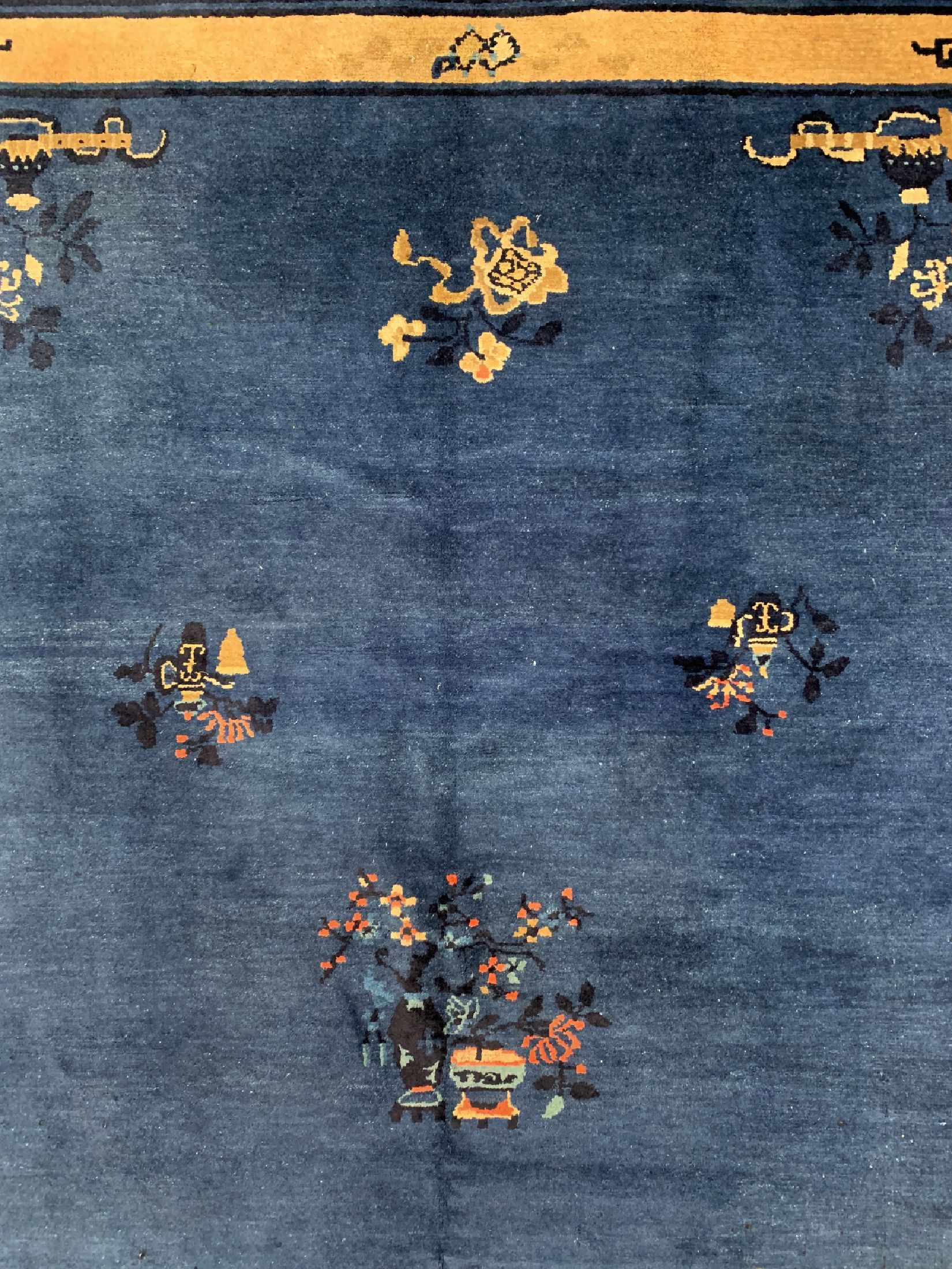 Detail b: Antiker Peking, China, um 1900, Wolle auf Baumwolle, ca. 264 x 190 cm, EHZ: 2-3