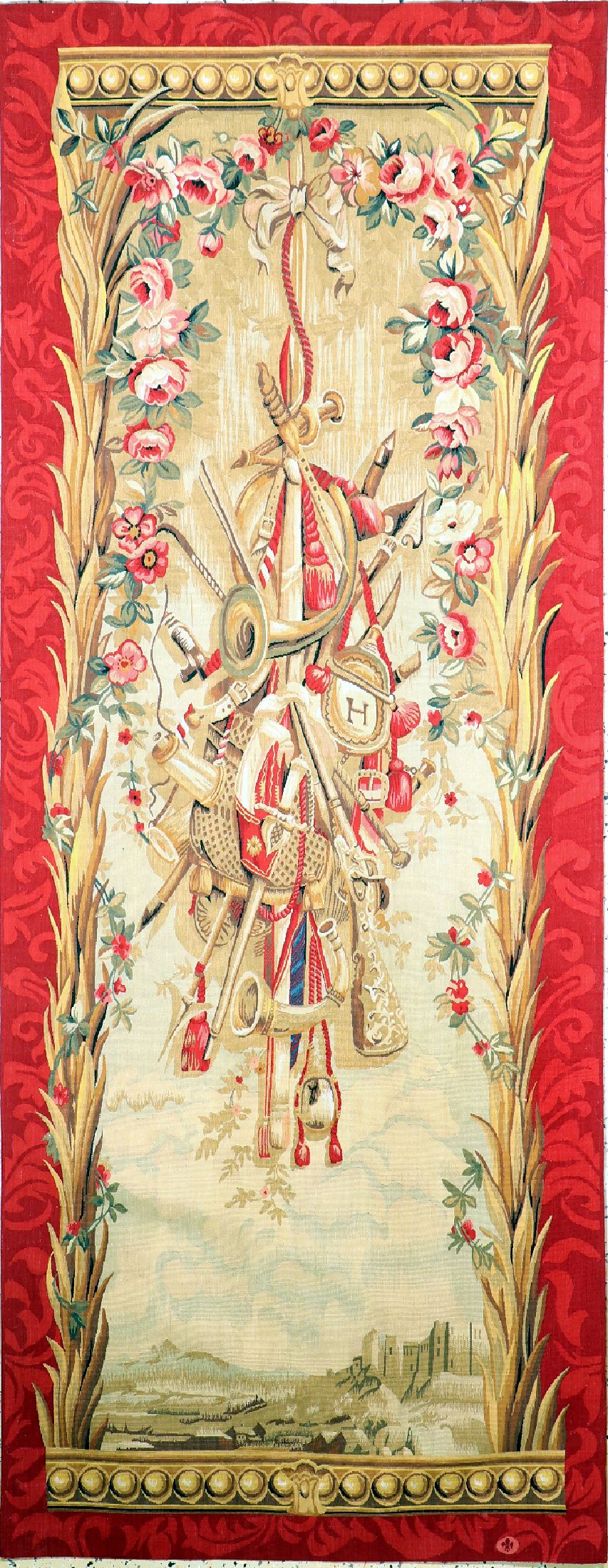 Tapesserie, China, ca. 50 Jahre, Wolle auf Baumwolle, ca. 245 x 95 cm, flachgewebt, EHZ: 1