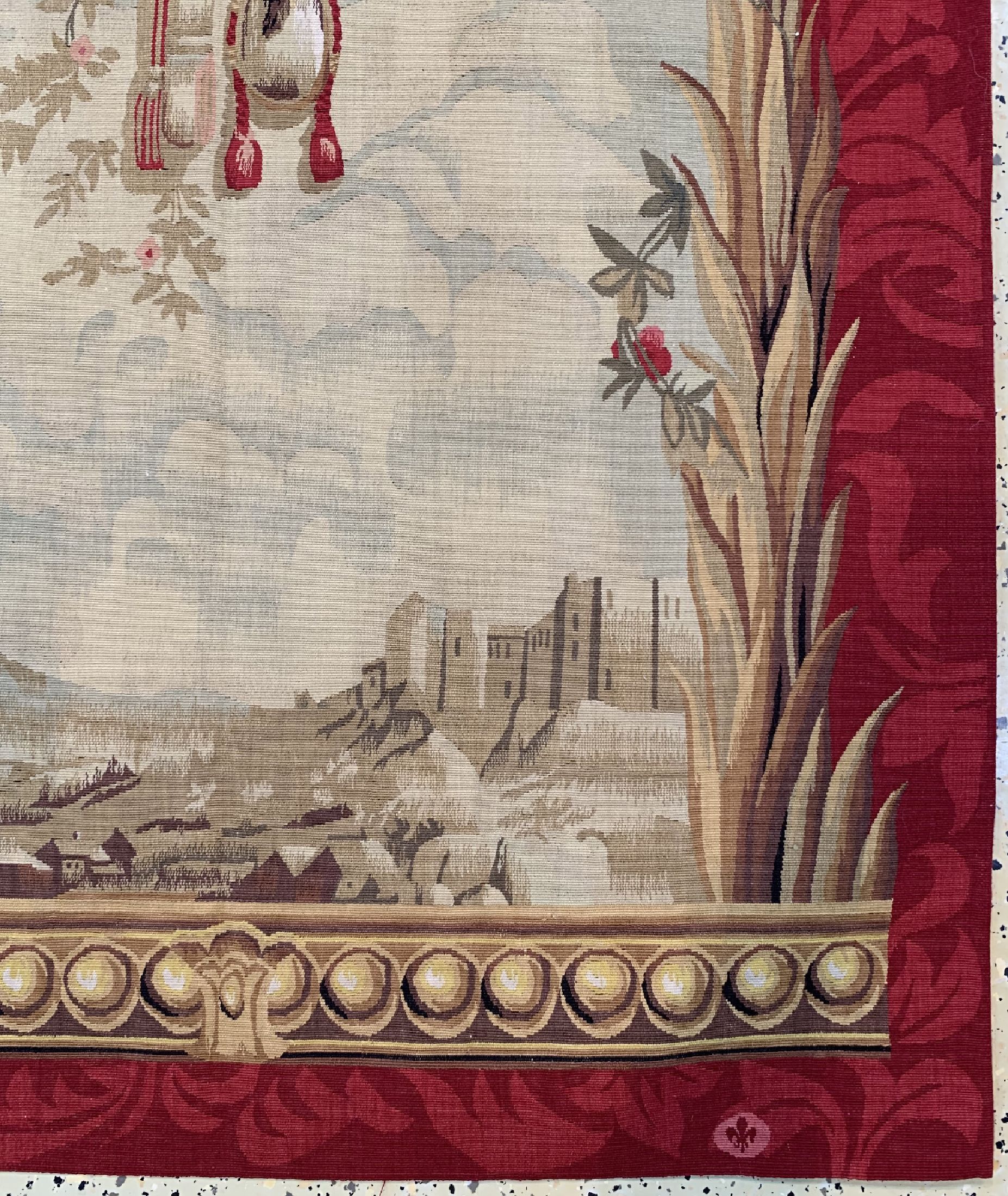 Detail a: Tapesserie, China, ca. 50 Jahre, Wolle auf Baumwolle, ca. 245 x 95 cm, flachgewebt, EHZ: 1