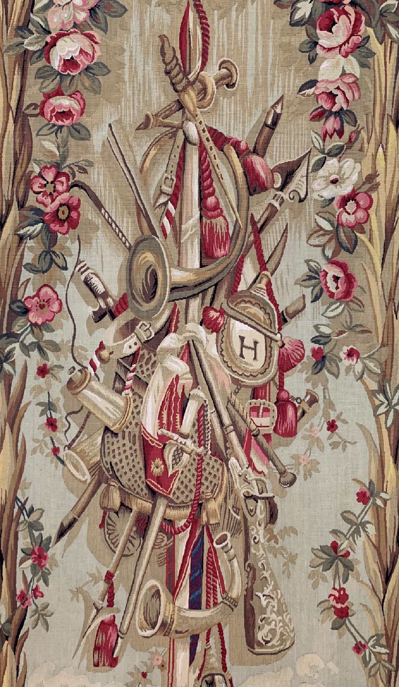 Detail c: Tapesserie, China, ca. 50 Jahre, Wolle auf Baumwolle, ca. 245 x 95 cm, flachgewebt, EHZ: 1