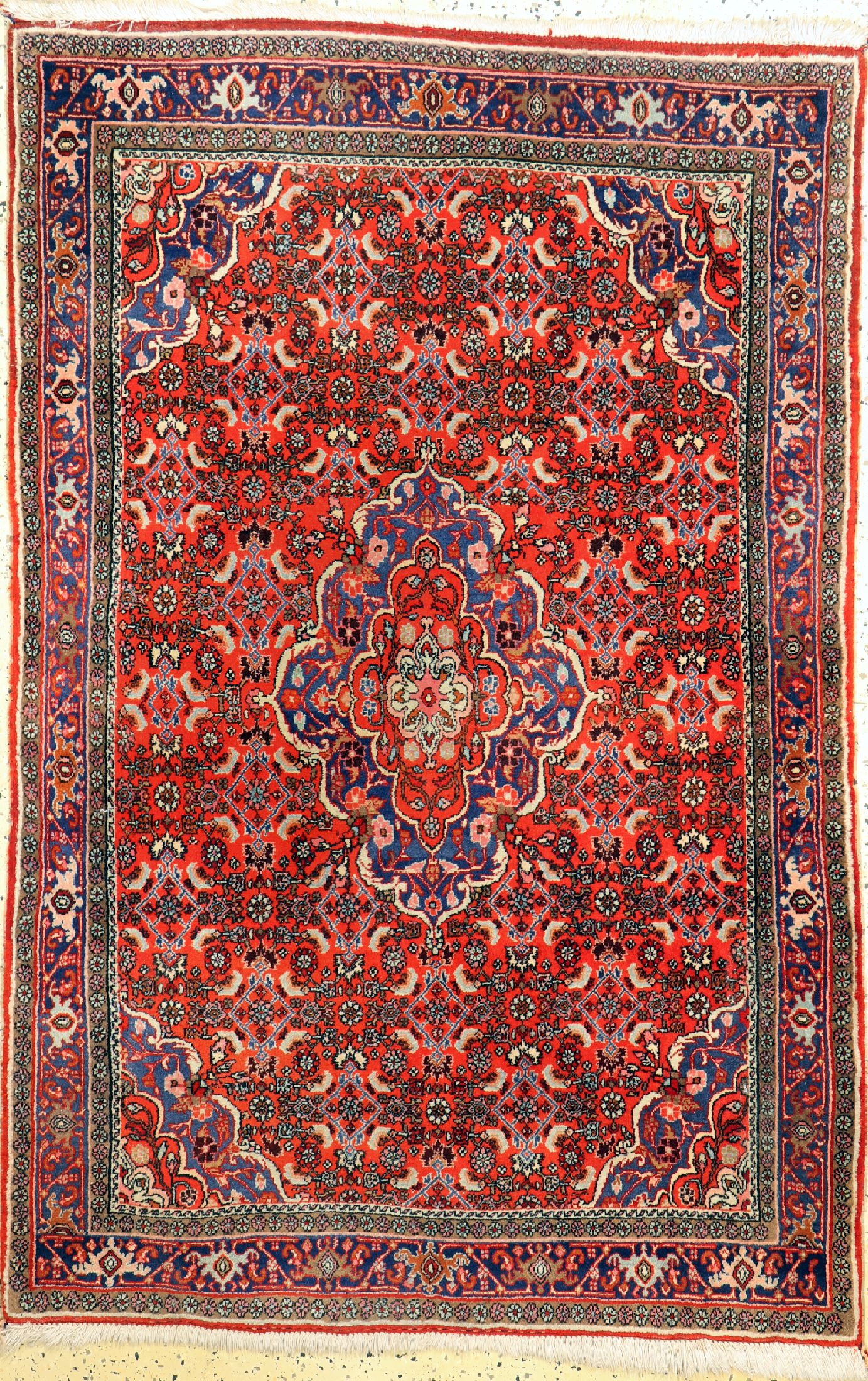 Bidjar alt, Persien, ca. 50 Jahre, Wolle auf Baumwolle, ca. 176 x 117 cm, EHZ: 1-2
