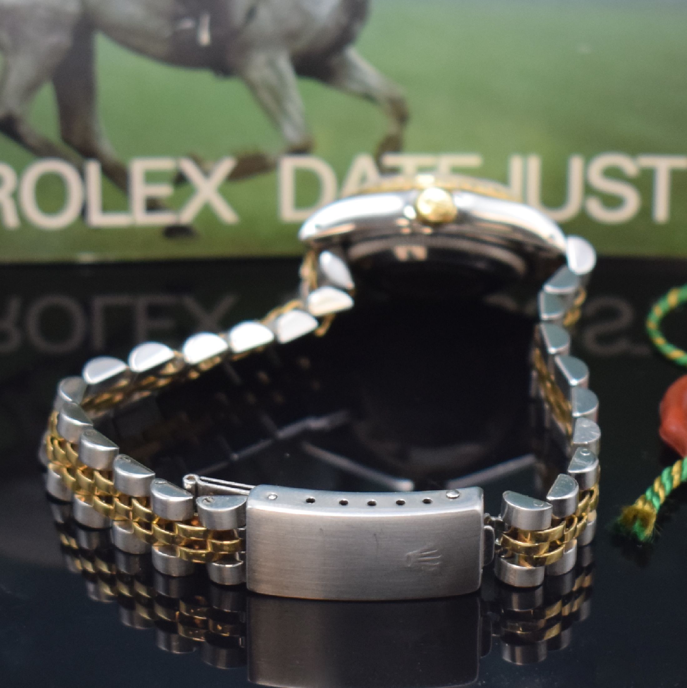Detail b: ROLEX Oyster Perpetual Datejust Armbanduhr in Stahl/Gold Referenz 69163, Schweiz um 1984, Automatik, Chronometer der Superlative, Oystergeh. inkl. ...