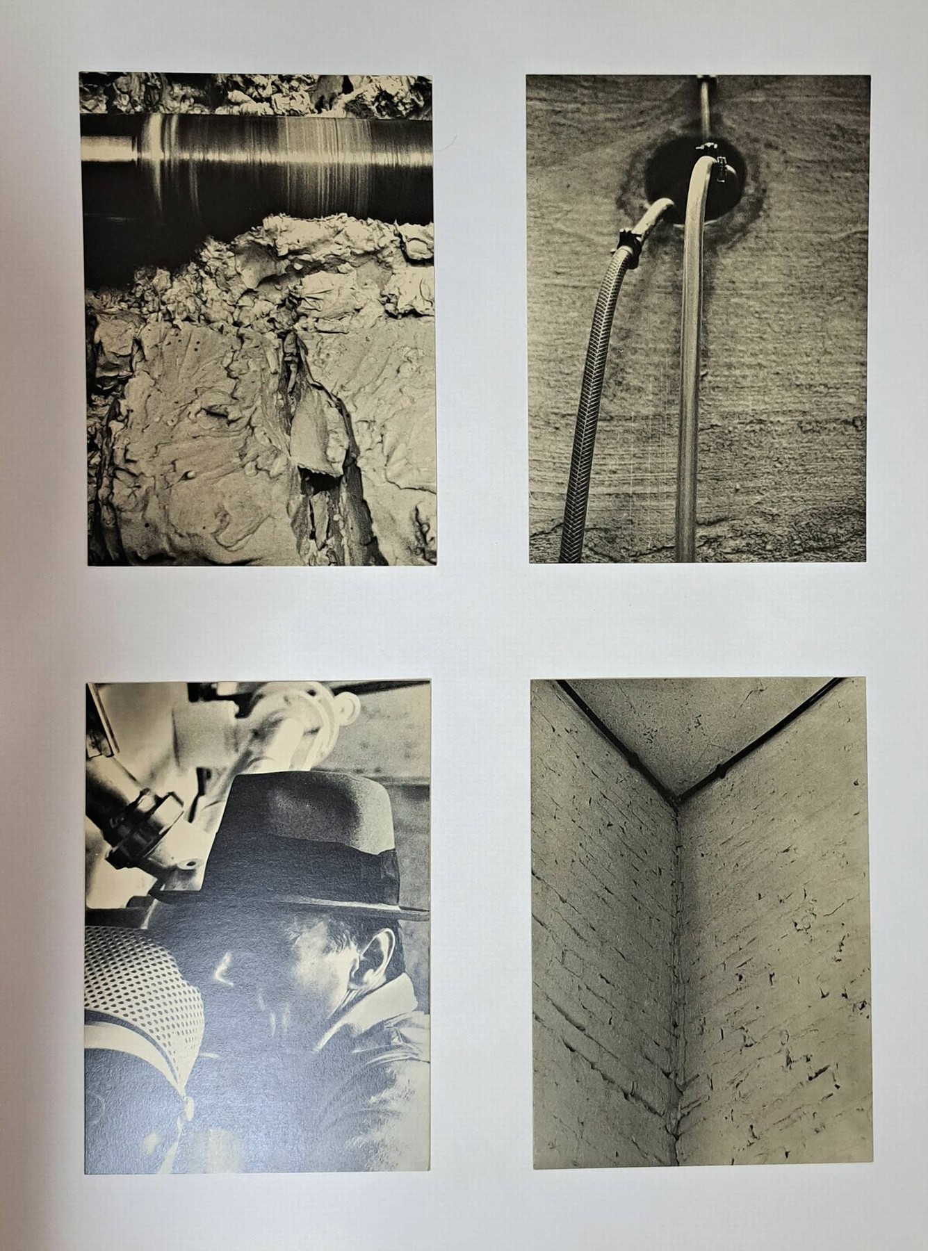 Detail l: Joseph Beuys, 1921-1986, Honigpumpe am Arbeitsplatz, Postkarten, unterschiedlich groß
