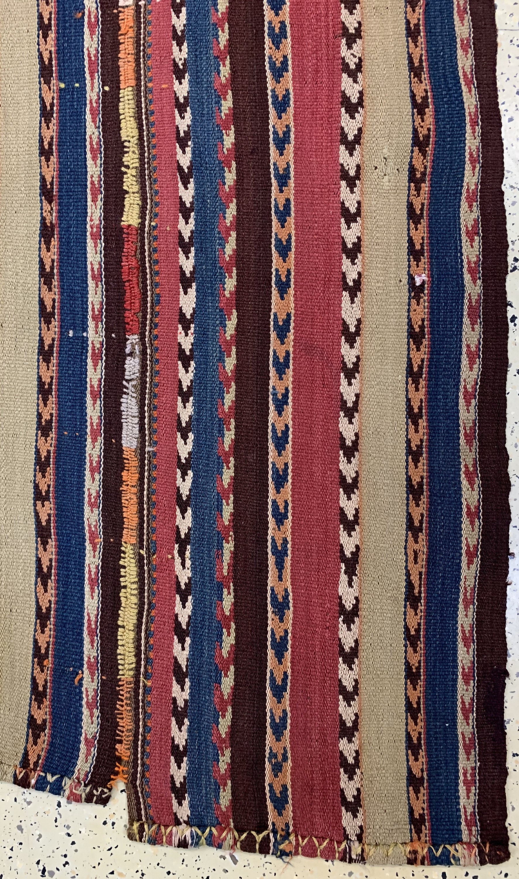 Detail a: Malatya Djajim(3 Bahnig), Türkei, um 1940, Wolle auf Wolle, ca. 210 x 132 cm, EHZ: 2