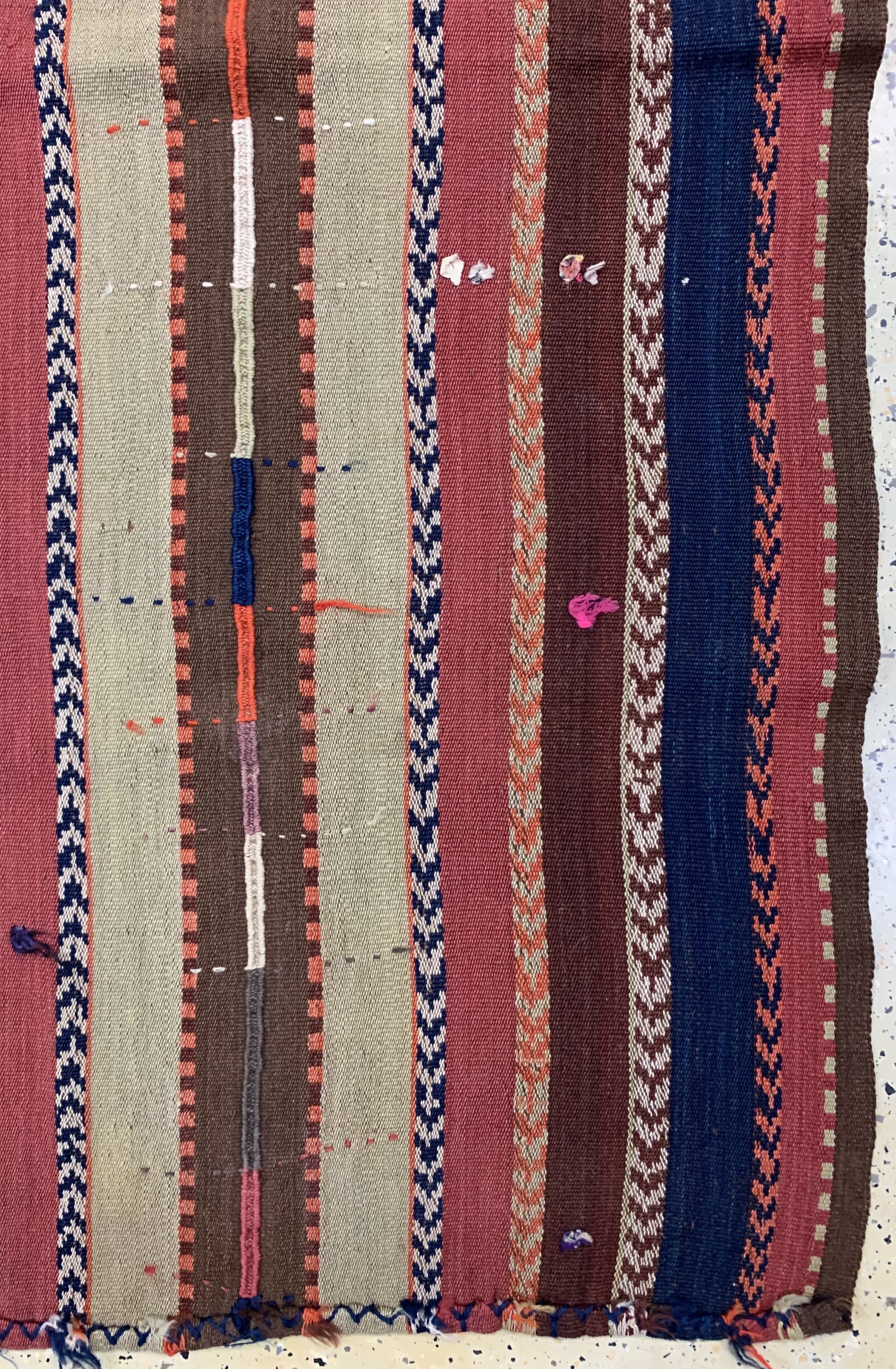 Detail a: Malatya Djajim (4 Bahnig), Türkei, um 1940,Wolle auf Wolle, ca. 185 x 170 cm, EHZ: 2