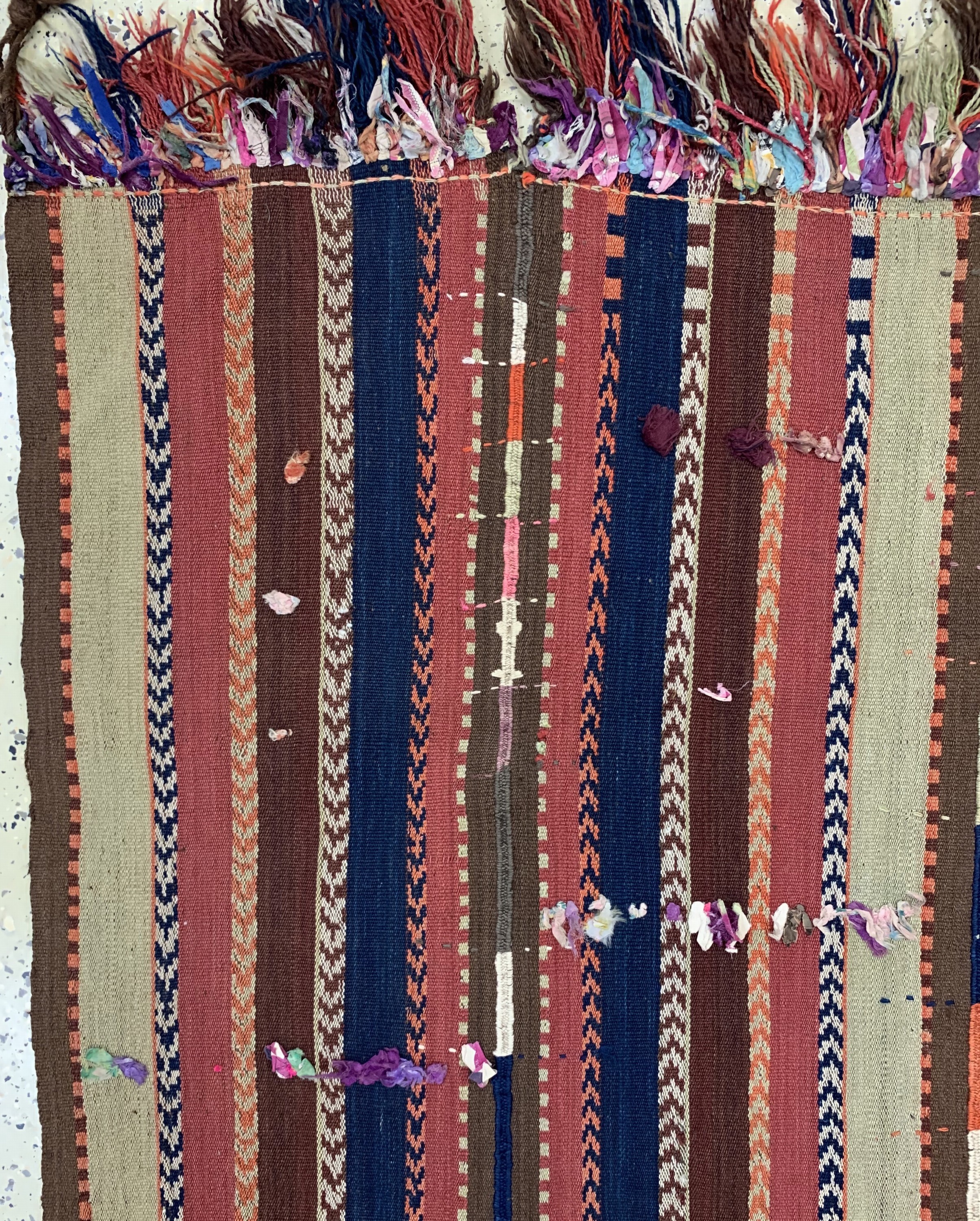 Detail b: Malatya Djajim (4 Bahnig), Türkei, um 1940,Wolle auf Wolle, ca. 185 x 170 cm, EHZ: 2